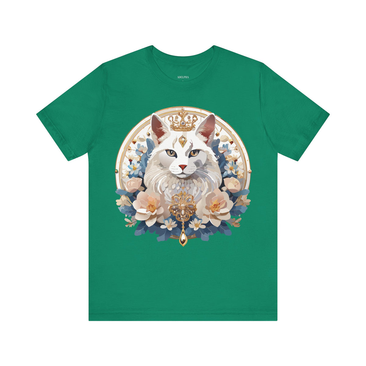 Medallion Graphic Unisex Cotton Bella+Canvas Tee with Art Design d74