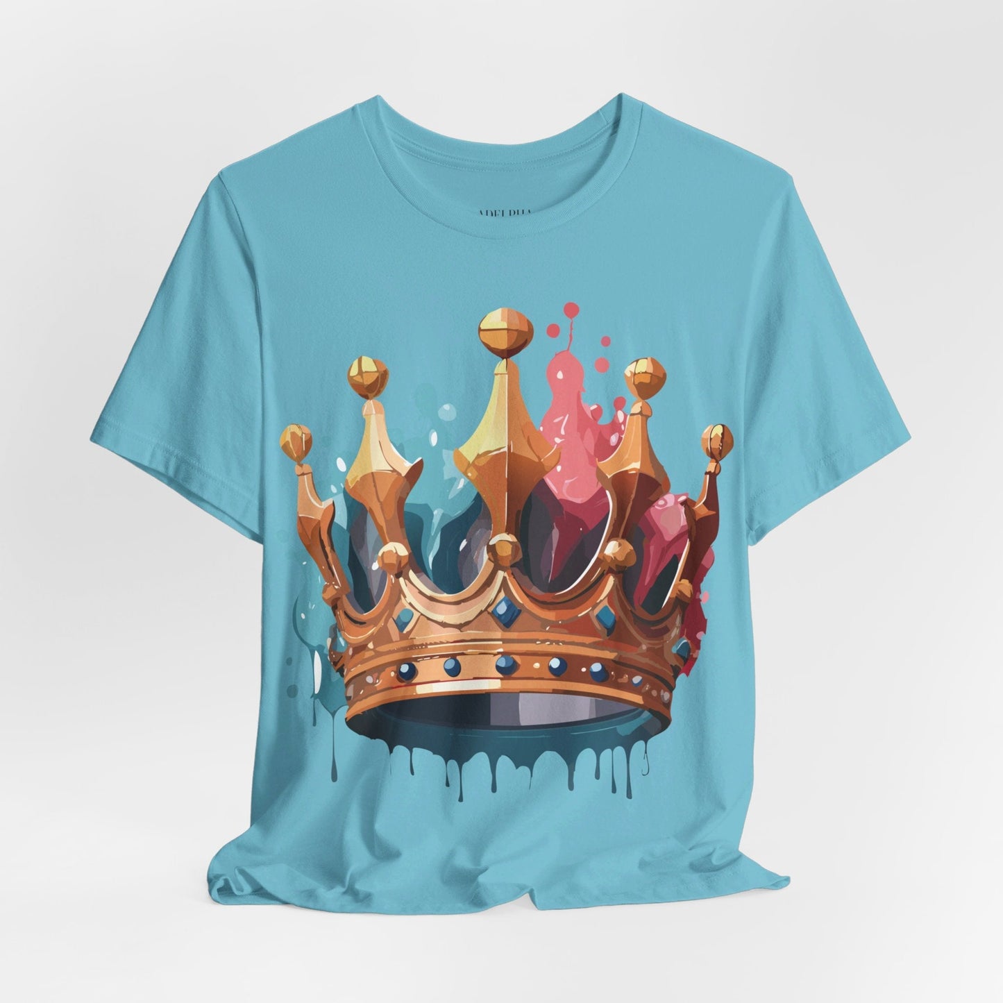 Adelpha Crown Graphic Tee Unisex Vintage Inspired Art Design Short Sleeve Premium Quality