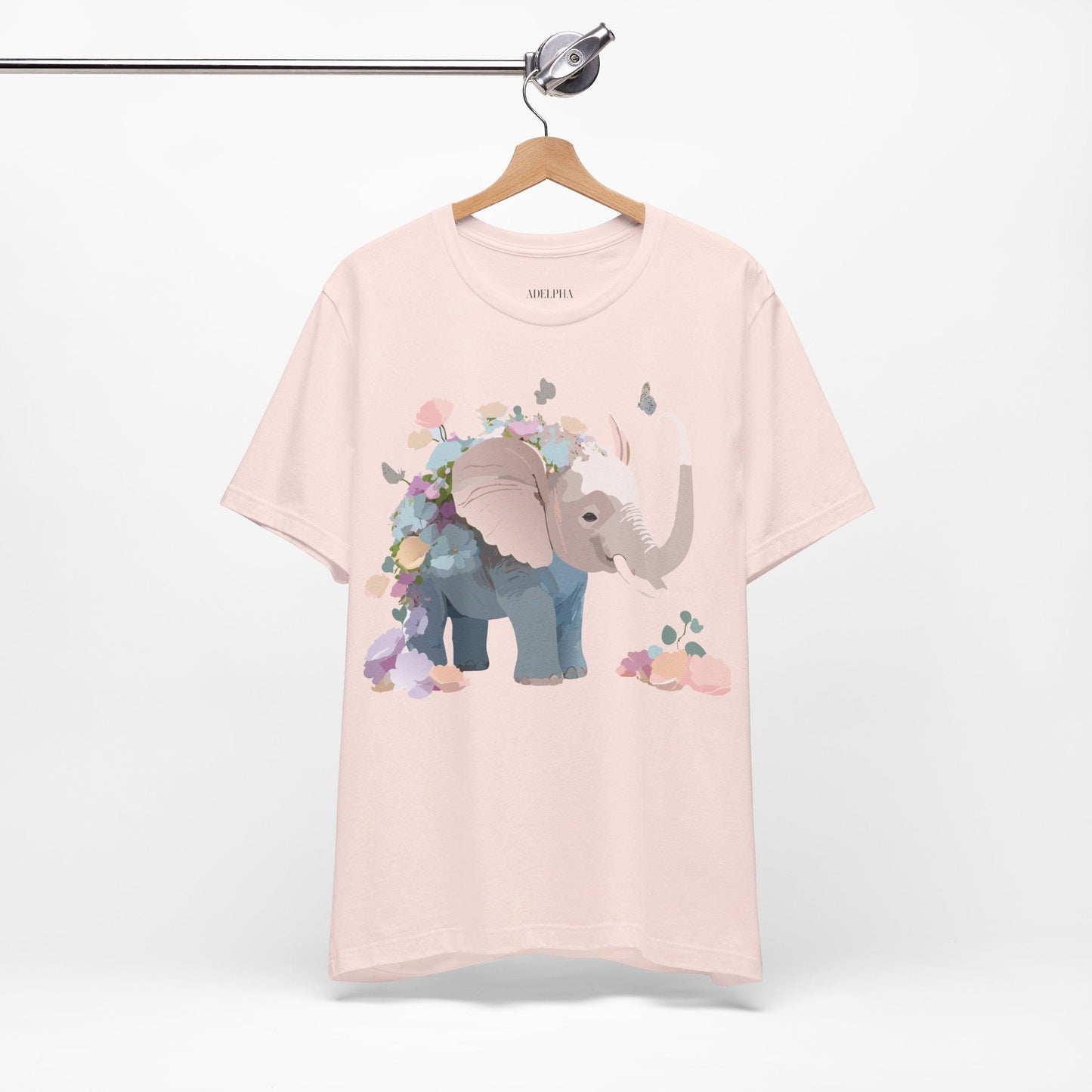 Elephant Graphic Tee Unisex Jersey Short Sleeve Art Design Adelpha Premium Vintage Inspired