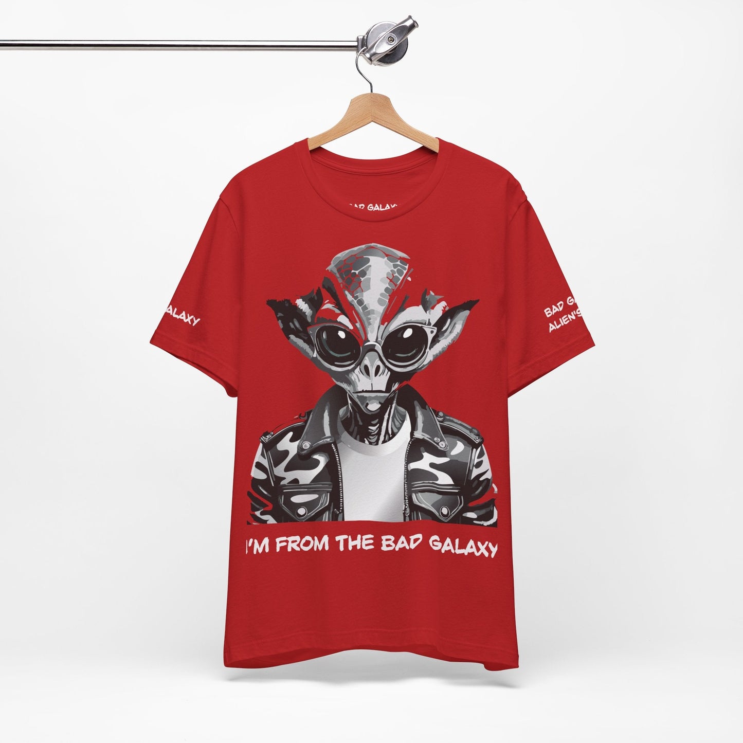 Alien T Shirt From Bad Galaxy Made To Order 100 Cotton Eco Friendly Inks Soft Comfortable