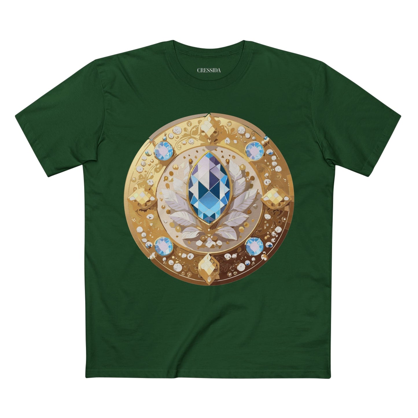 Medallion Graphic T-Shirt Unisex 100 Cotton With Gold Art Design Medal Tee 17