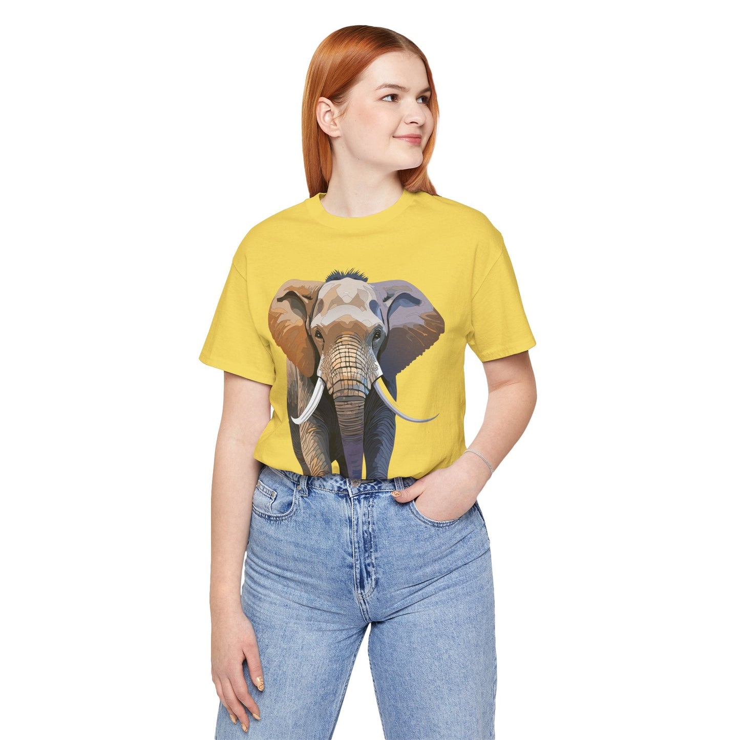 Unisex Animal Art Design Tee Shirt With Wildlife Animals Short Sleeve Everyday Comfort