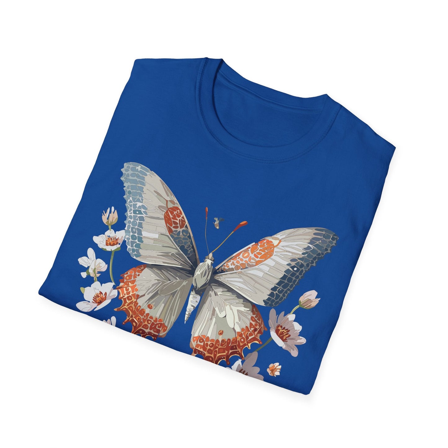 Butterfly Shirt Unisex Short Sleeve Cotton Tee Monarch Design For Men Women Comfort