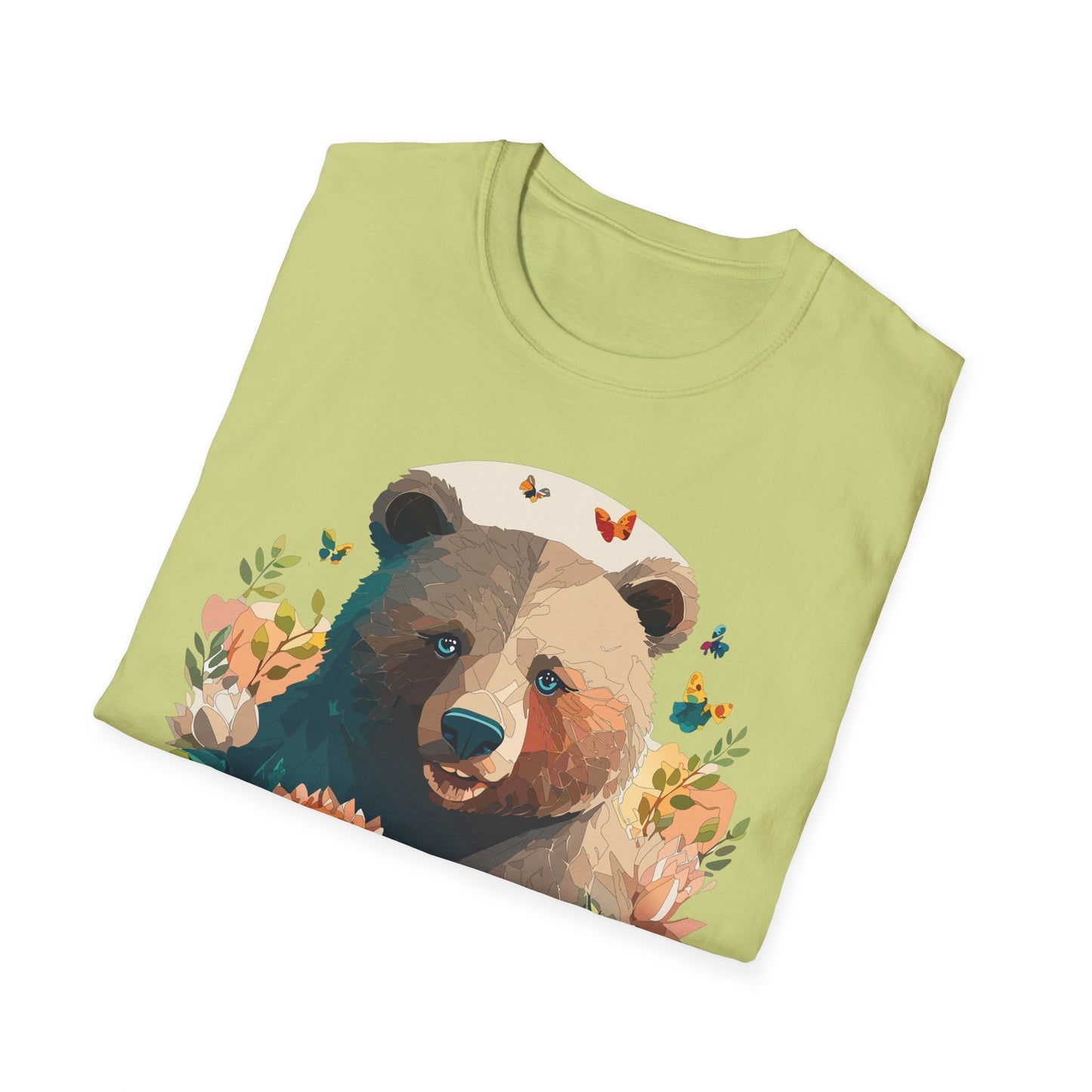 Bear T Shirt Unisex Teddy Bear Shirt Softstyle 100 Percent Ring Spun Cotton Tee Essentials