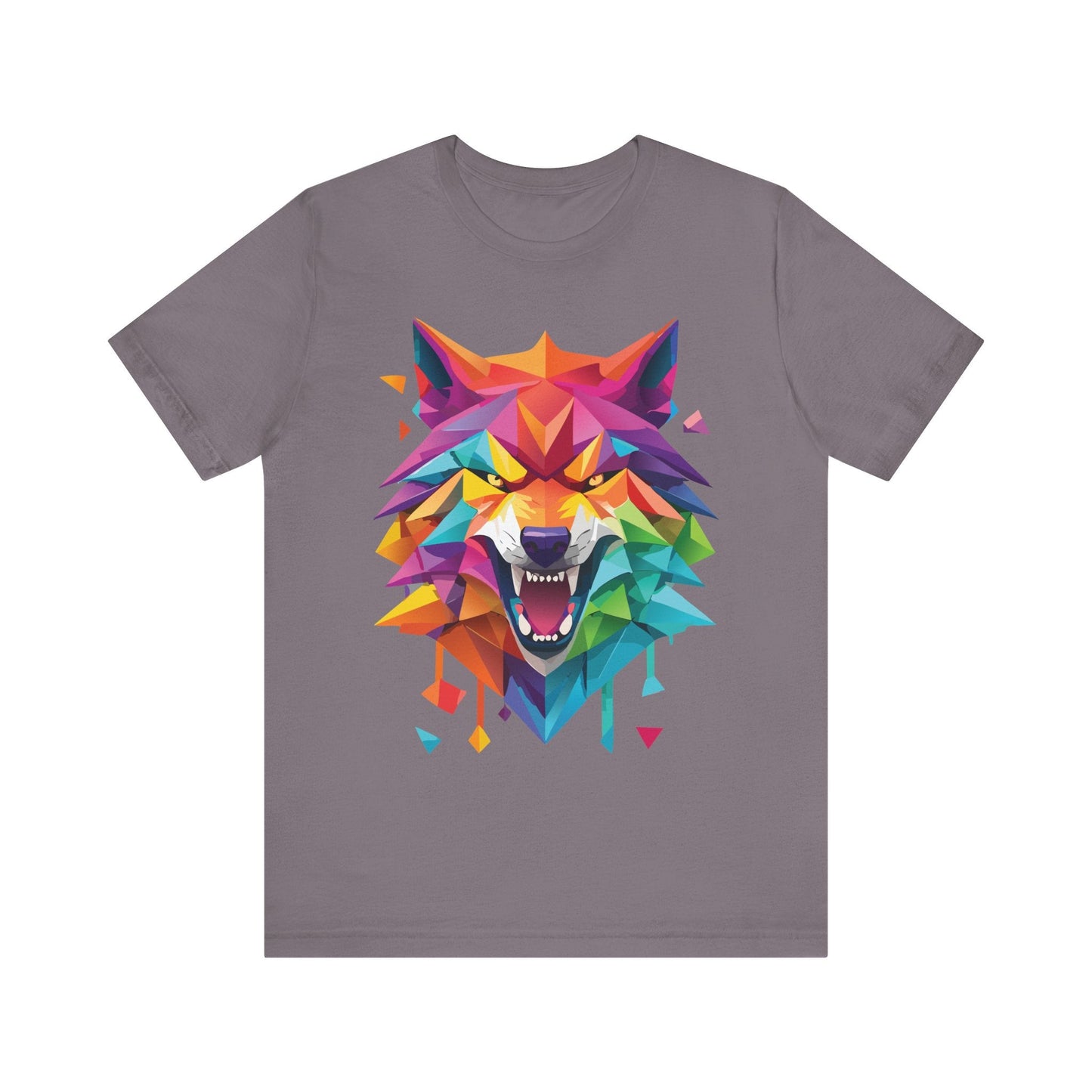 Unisex Animal Shirt With Art Design And Wild Animals Print Tee Short Sleeve Premium