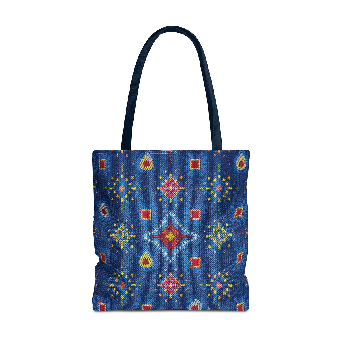 Diwali Graphic Denim Fabric Imitation Print Unisex Canvas Bag Poly Spun 3 Sizes Tote Bag 205-15