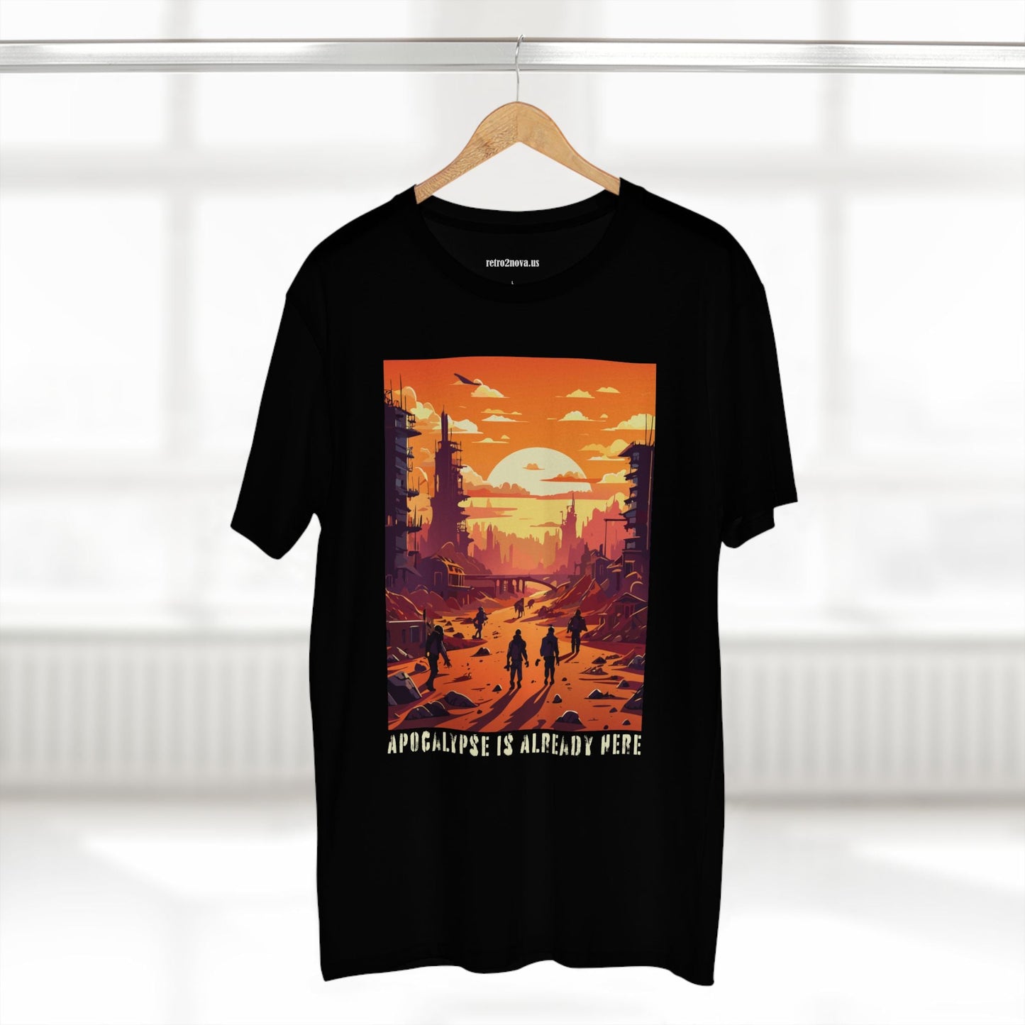 Cataclysm Shirt Doomsday Tee Unisex Premium Cotton Staple Tee Original Art Design By Retro2Nova