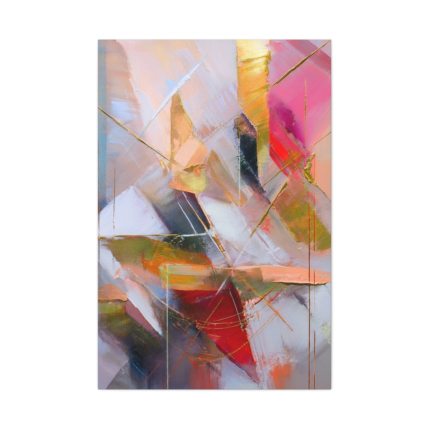 Abstract Oil Painting Print Canvas 20x24,20x30,24x30 24x32,24x36,30x40 32x48,36x48,40x60 Pine-Wood Inner Frame ABS-179