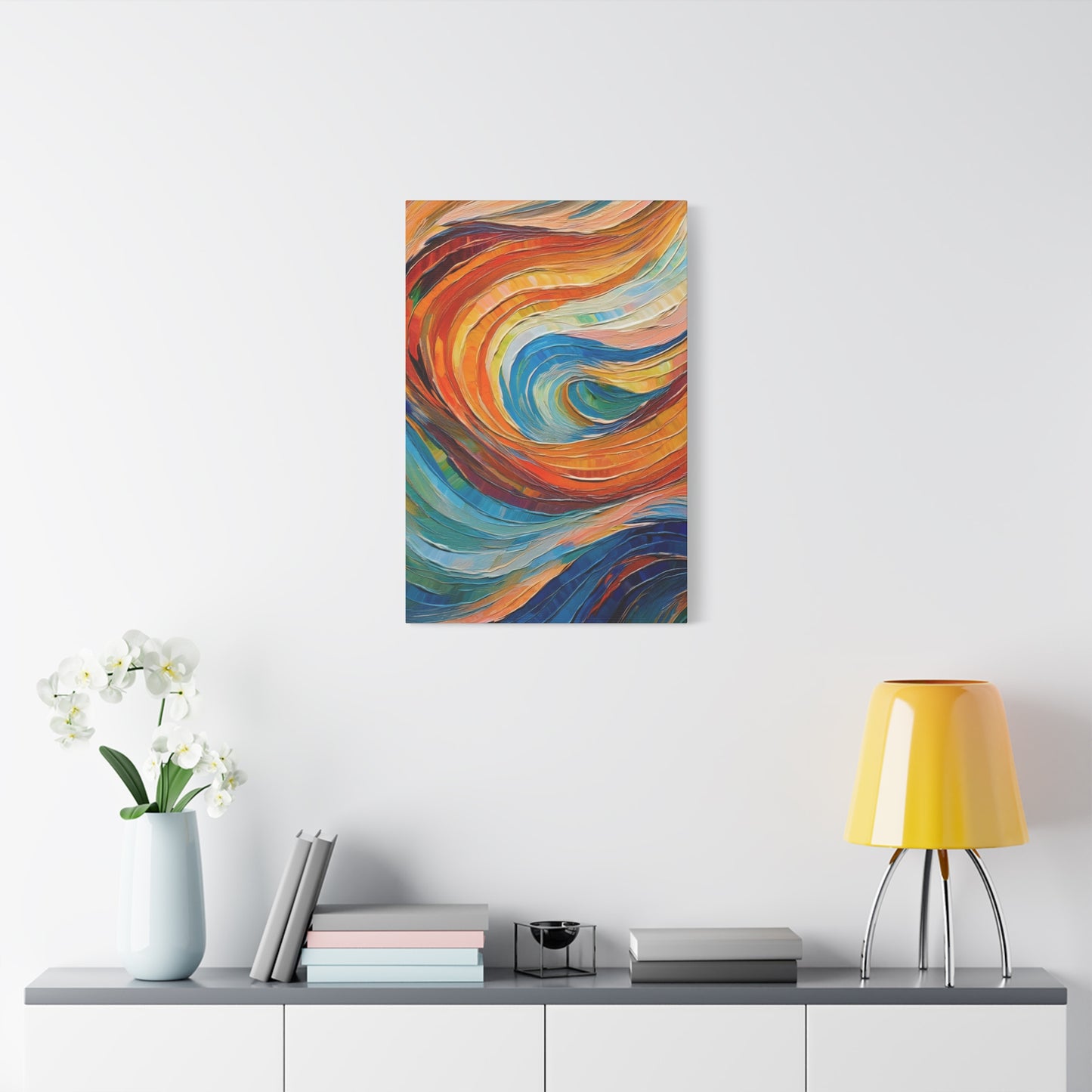 Abstract Oil Painting Print Canvas 20x24,20x30,24x30 24x32,24x36,30x40 32x48,36x48,40x60 Pine-Wood Inner Frame ABS-97