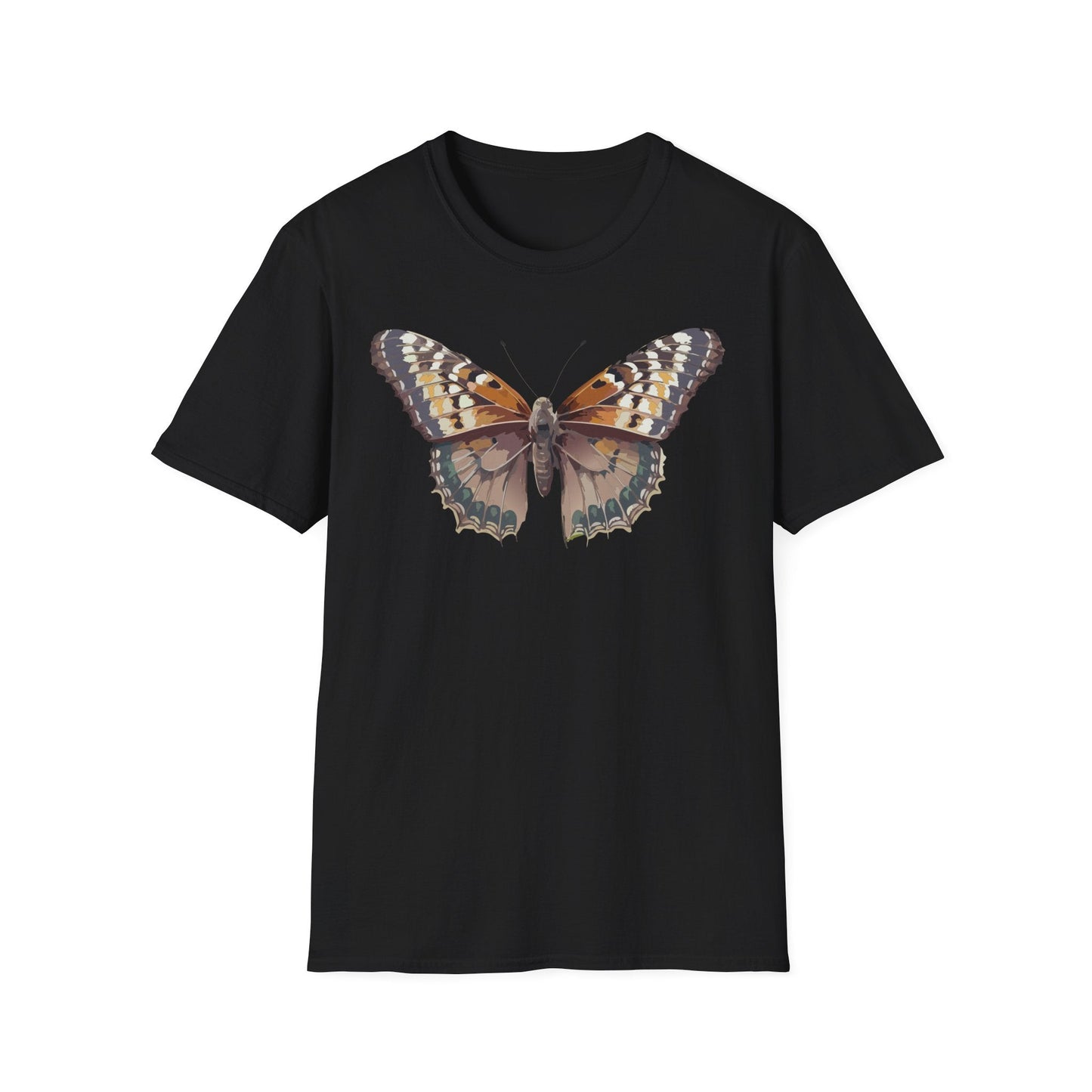 Monarch Butterfly Shirt Unisex T Shirt Design Gildan Softstyle 64000 100 Percent Ring Spun Cotton