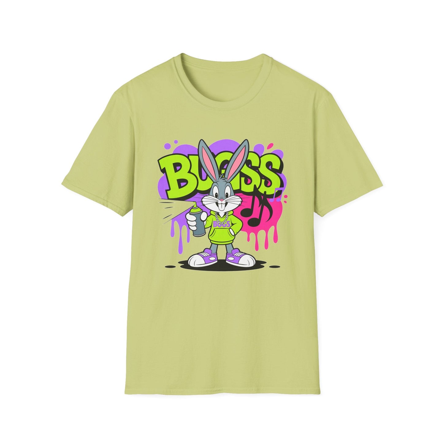 Cartoon T Shirt With Animation Unisex Funny Animals Tee Softstyle Gildan 64000 Apparel