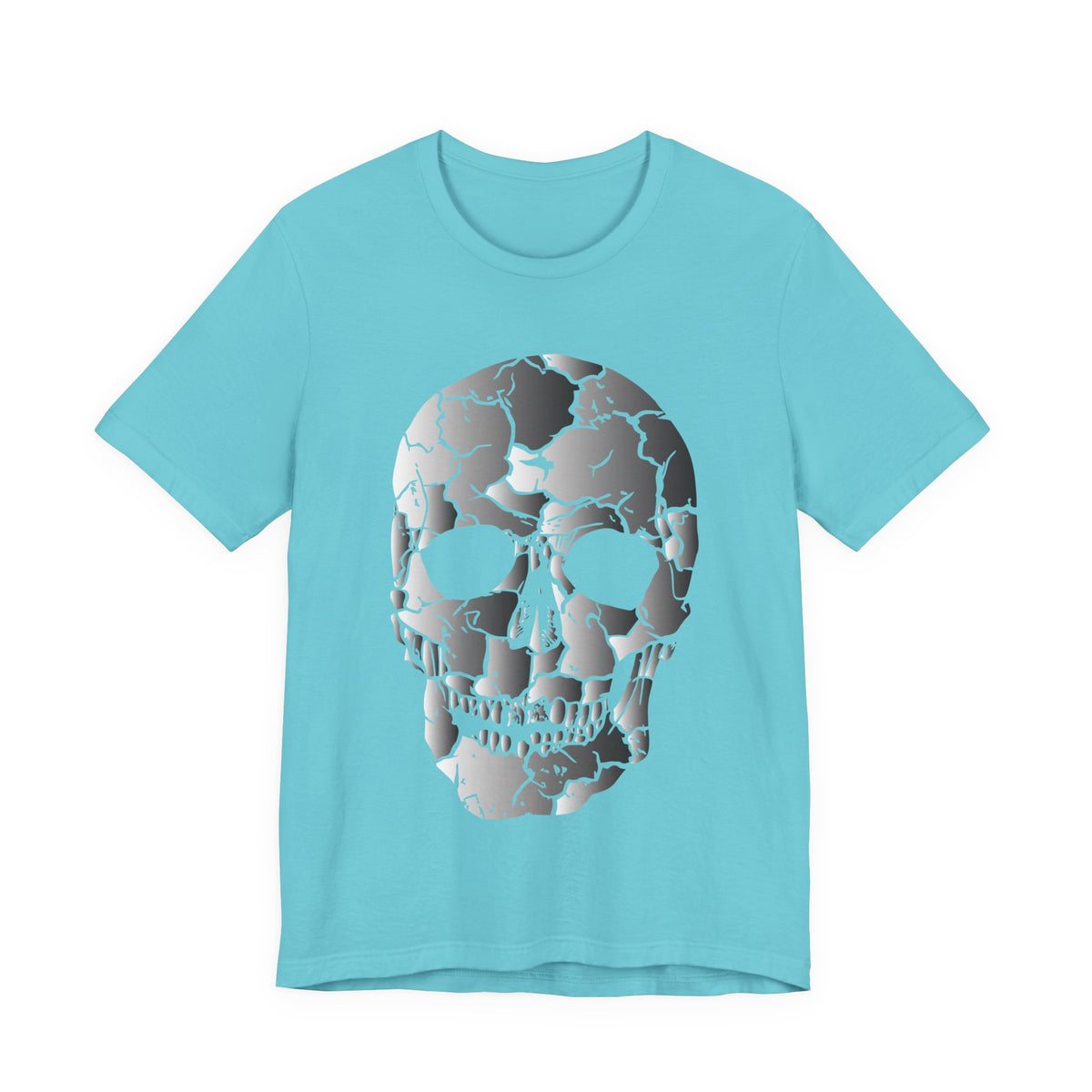 Camiseta unisex de algodón con calavera
