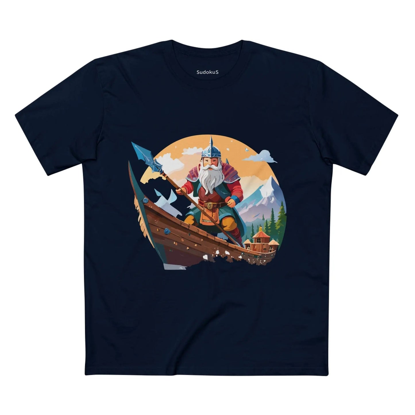 Viking Graphic Unisex 100 Cotton Staple Tee 33