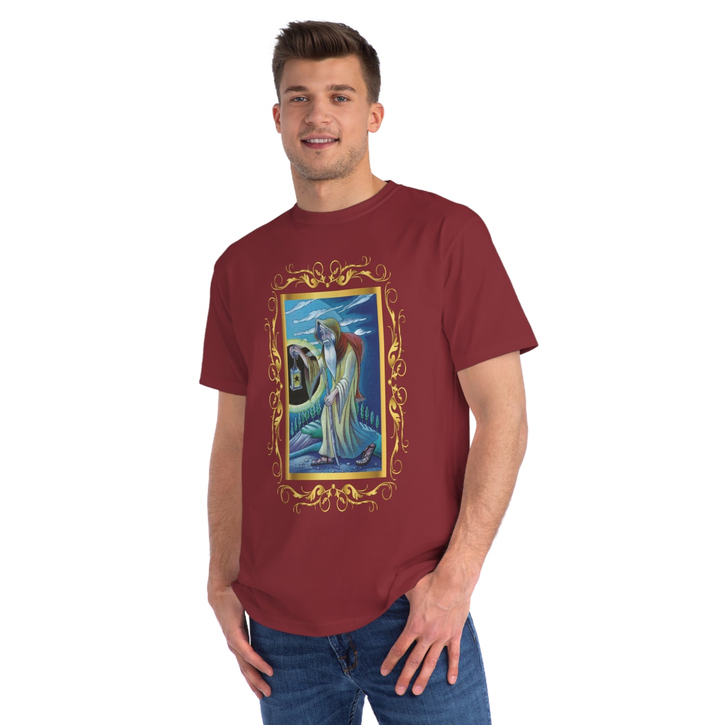 T-Shirt aus Bio-Baumwolle, Unisex, mit Tarotkarten