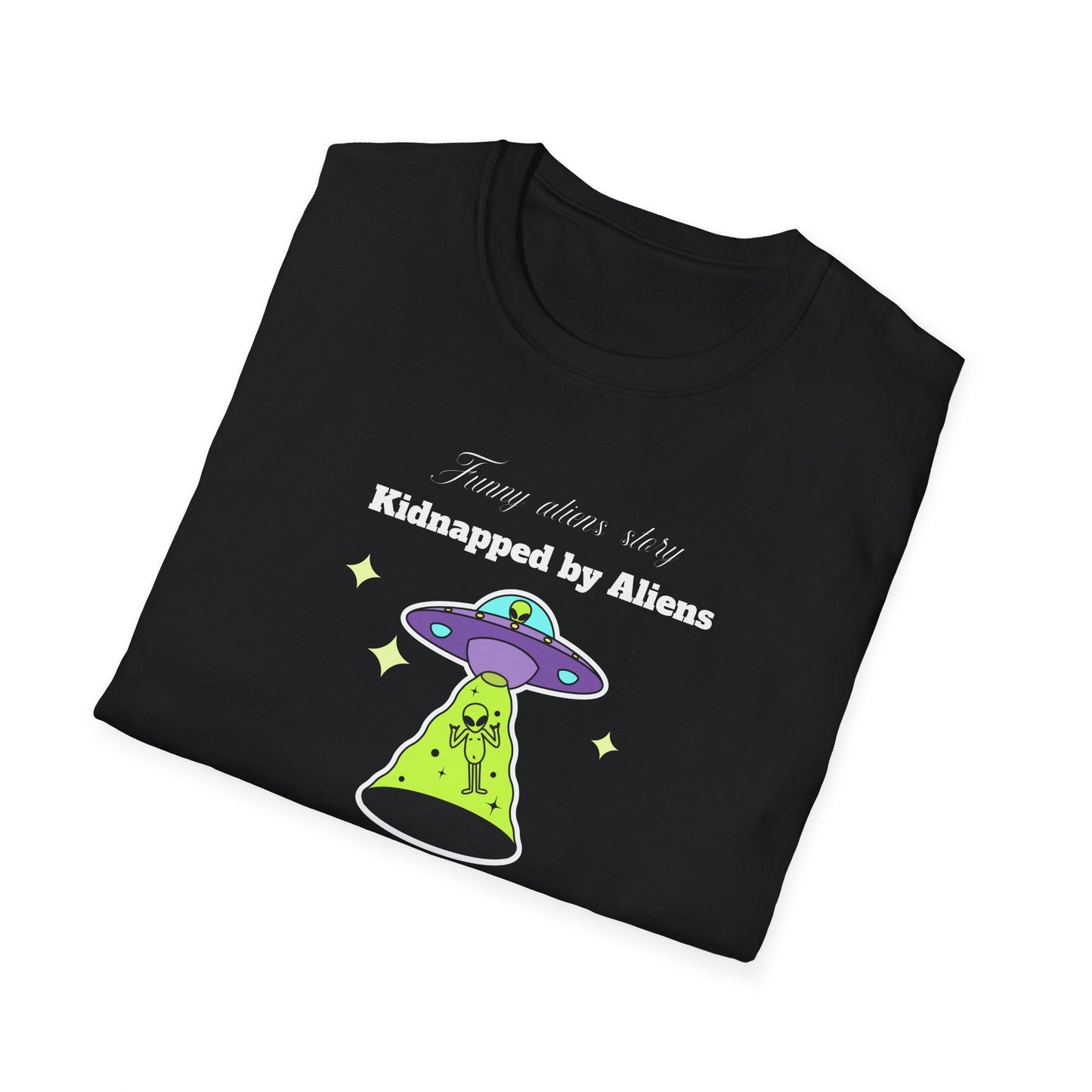 Alien Abduction Graphic Tee  Kidnapped by Aliens Funny UFO Shirt