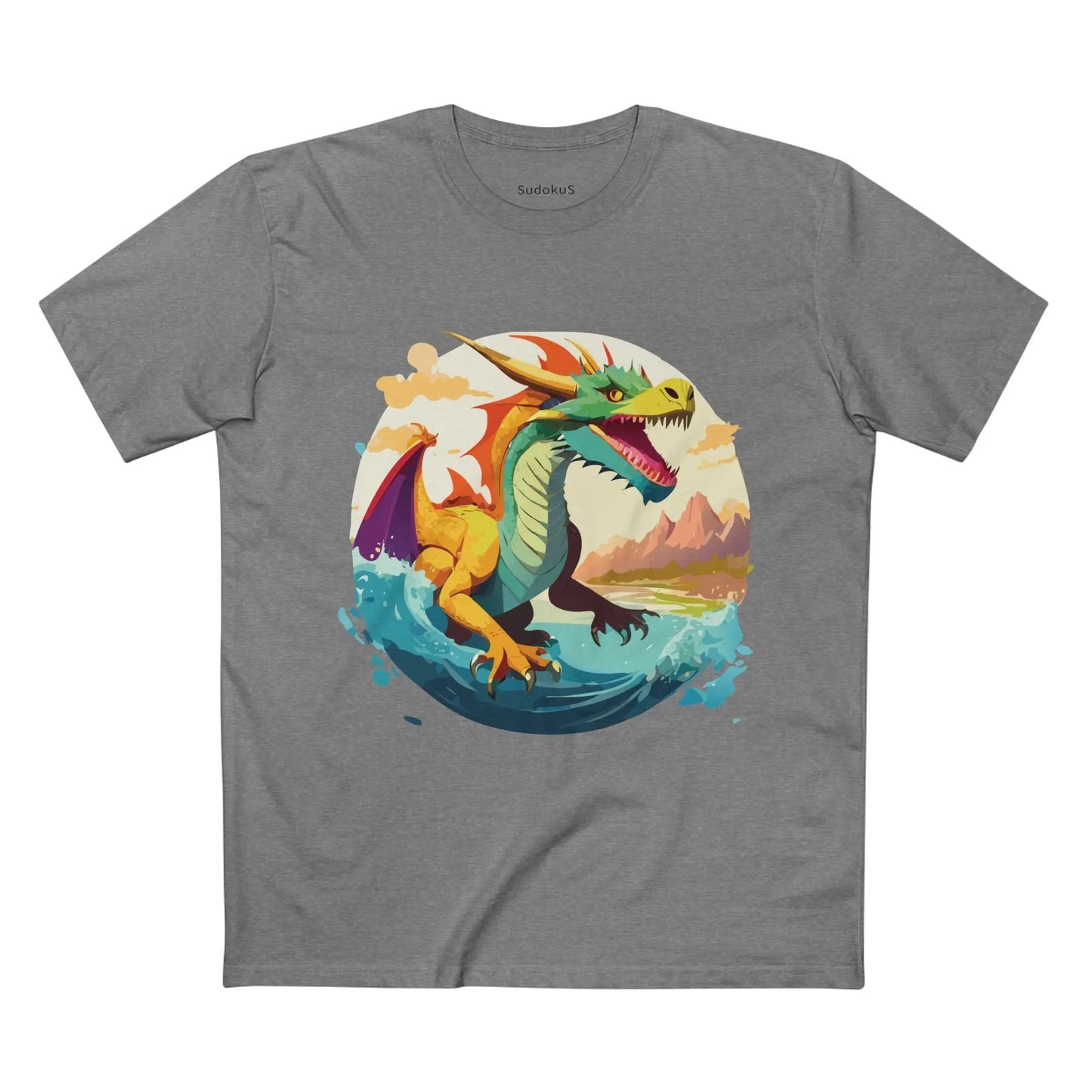 Dragon Graphic Unisex 100 Cotton Staple Tee 24