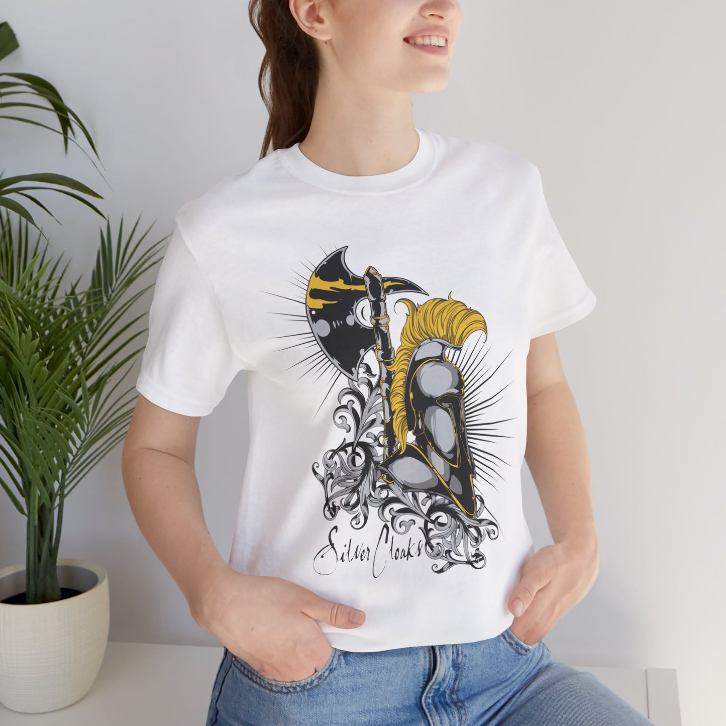 Stylish Armor Graphic Tee, Artistic Tee, Graphic T-Shirt, Artistic Vintage T-Shirt, Vintage Shirt