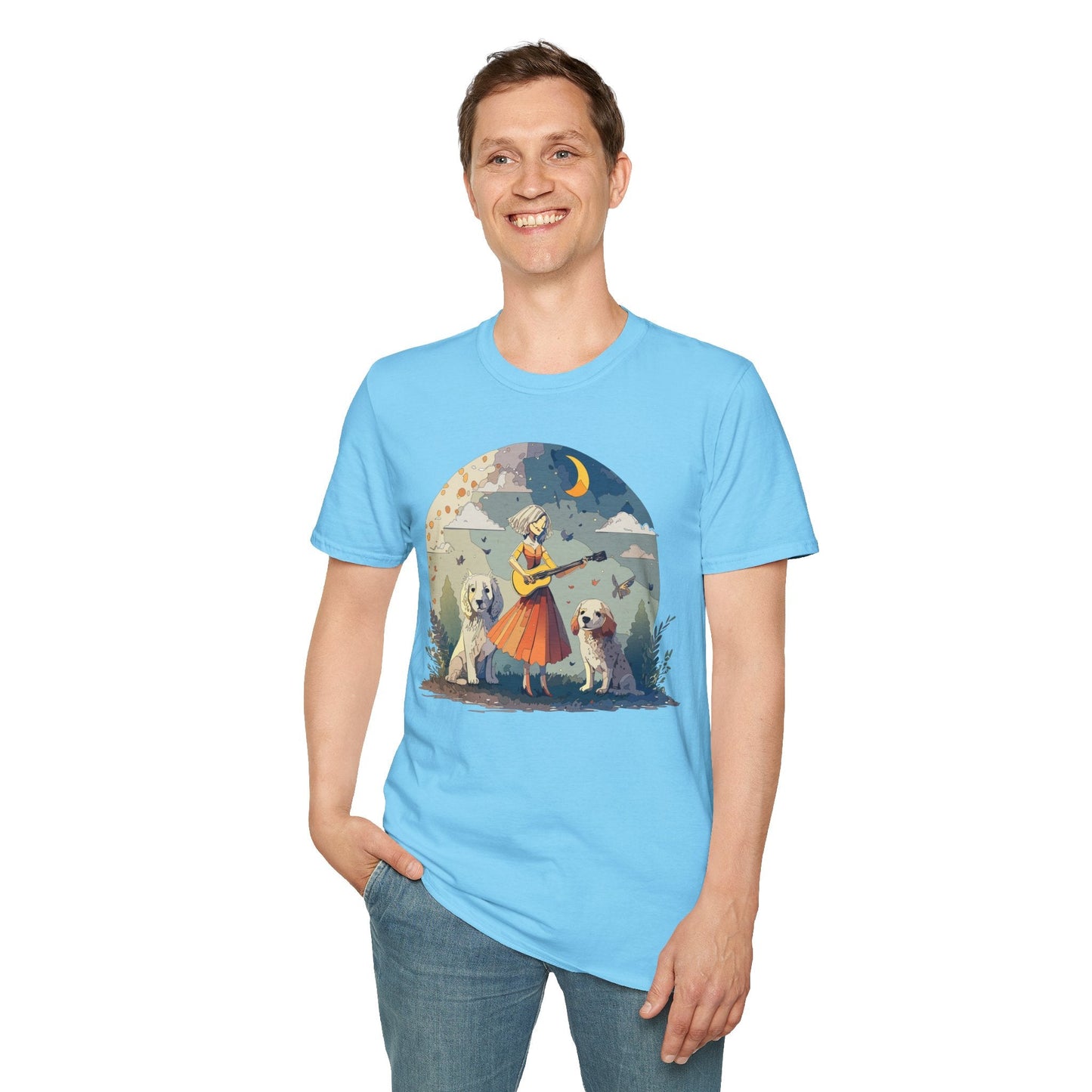Womens Graphic T Shirts Art Design Tee Softstyle Gildan 64000 100 Percent Cotton
