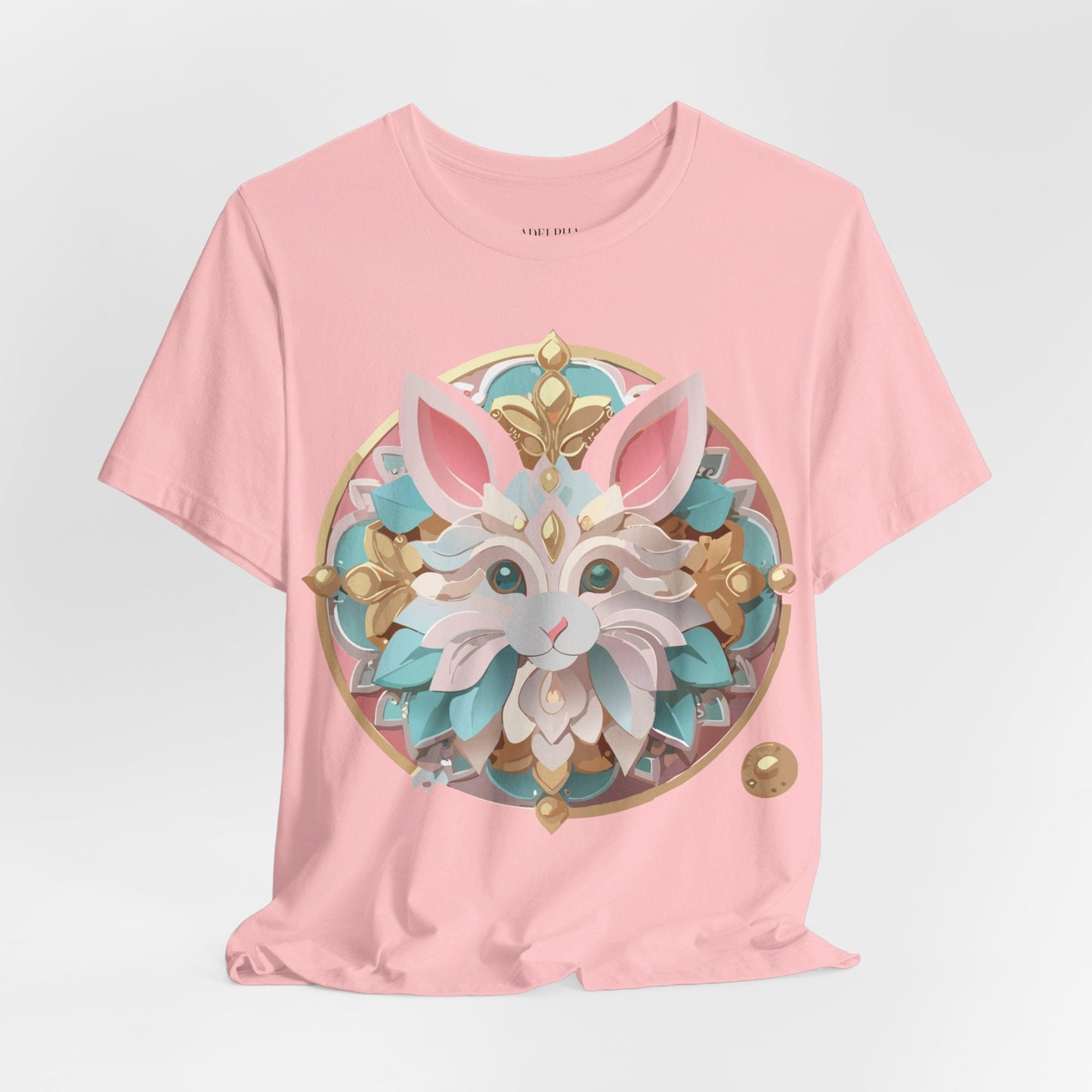 Medallion Graphic Unisex 100 Cotton Vintage Animal Medal Artwork Tee 88