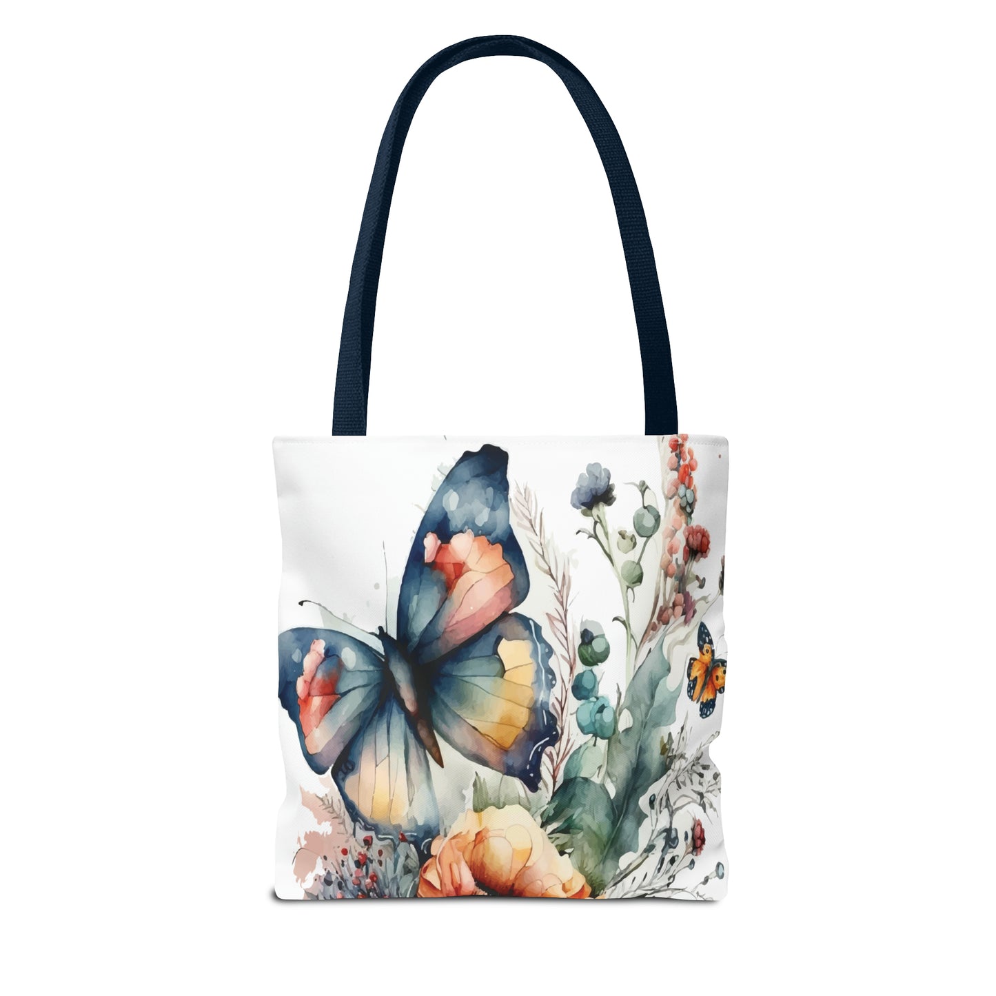 Canvas Bag with Butterfly Prints