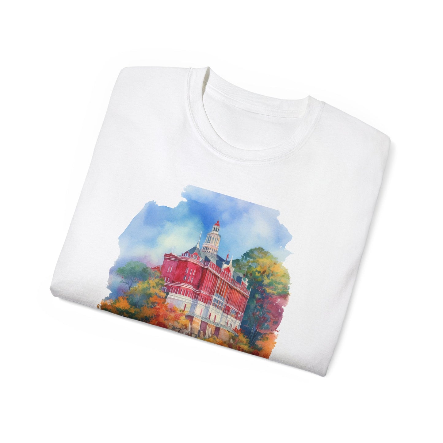 Connecticut Graphic Unisex Cotton T‑Shirt 2