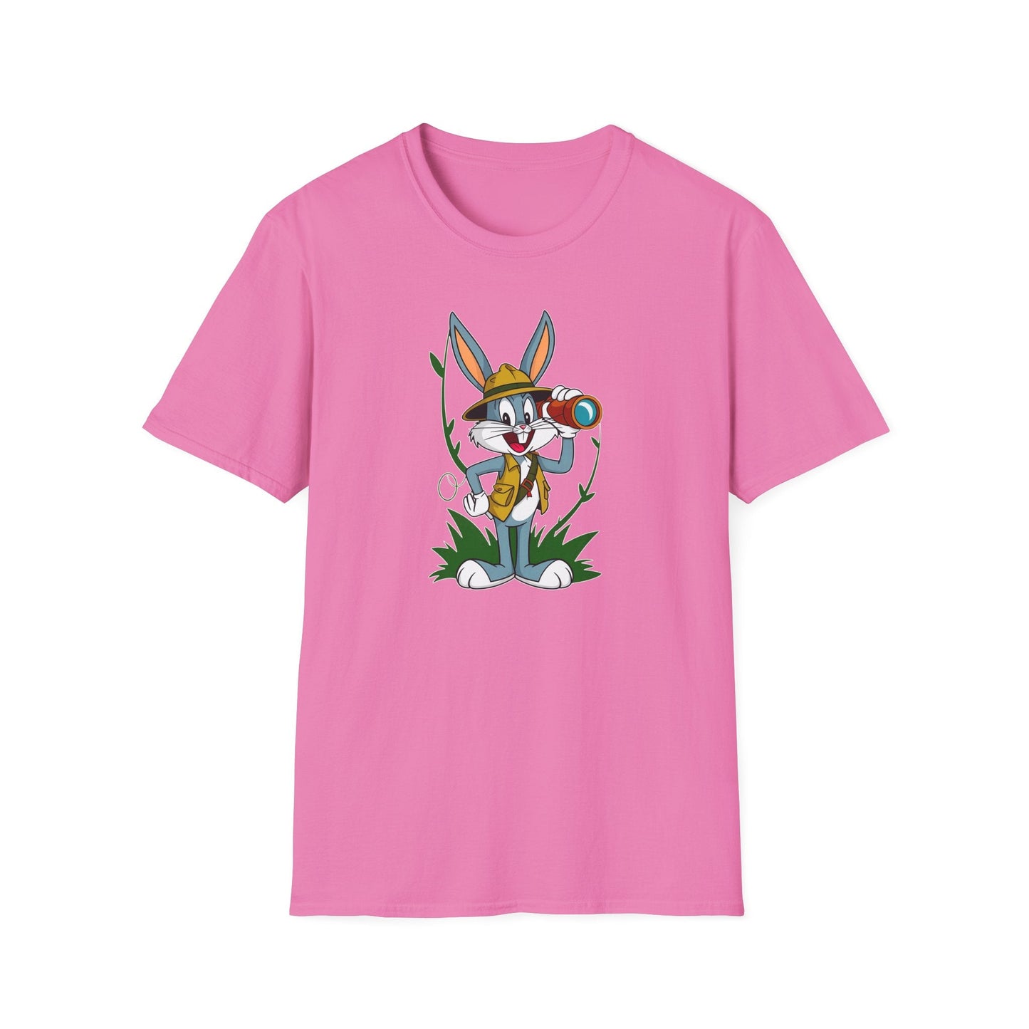Bugs Bunny T Shirt Unisex Softstyle Gildan 64000 Cartoon Animation Graphic Tee Design