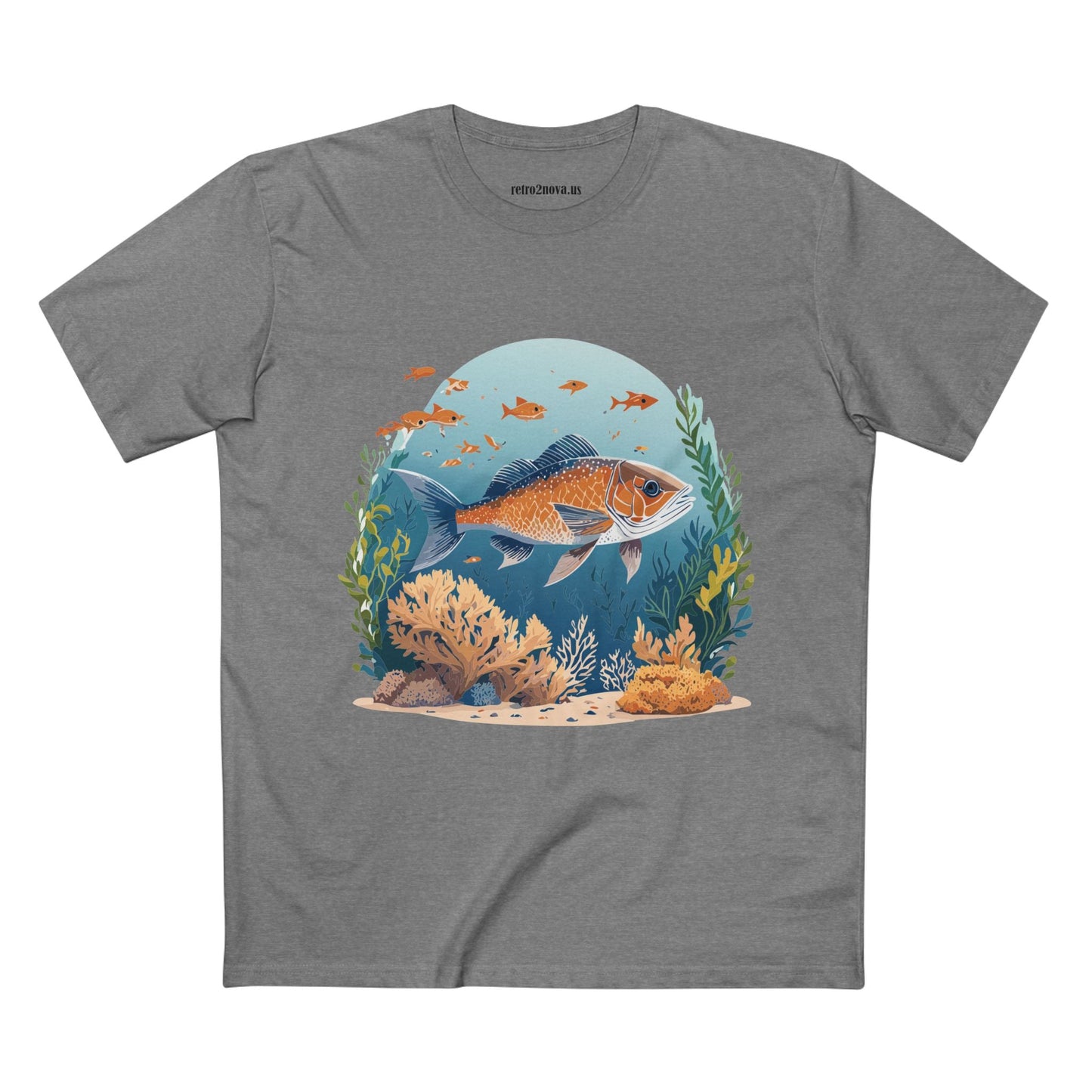 Ocean Shirt Ocean Pacific Shirts OP24 Unisex Premium Cotton Staple Tee With Original Art Design