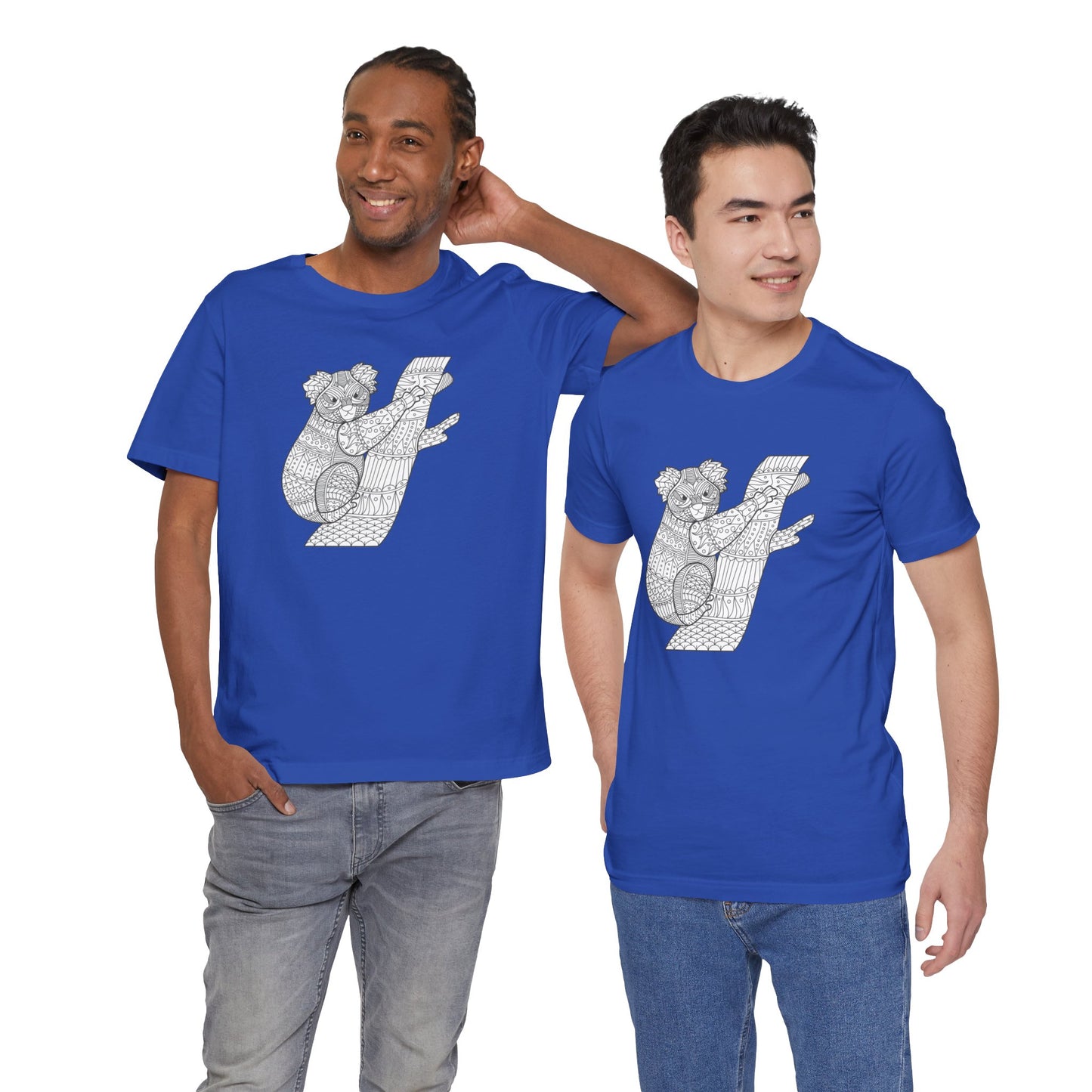 Tee-shirt unisexe avec imprimé animaux 