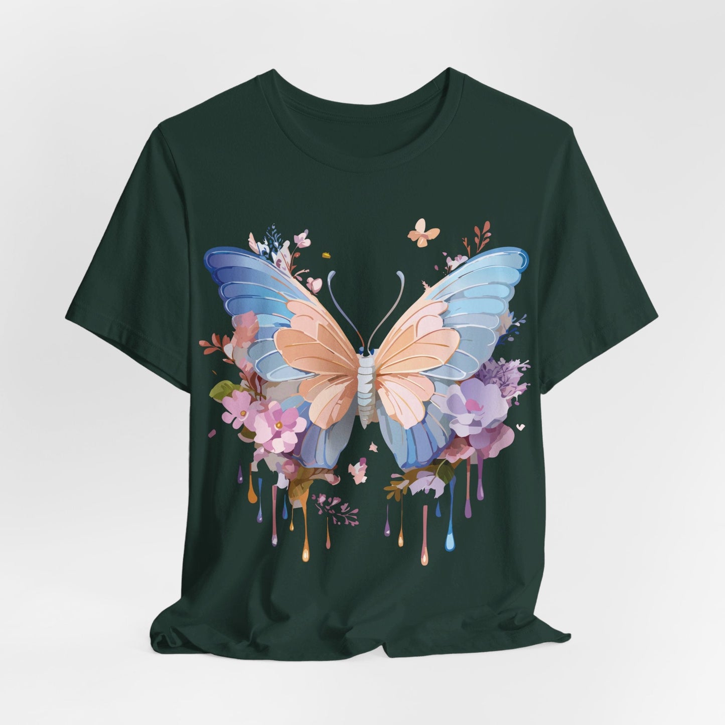 Butterfly Graphic Tee By Adelpha Unisex Short Sleeve Shirt Art Design