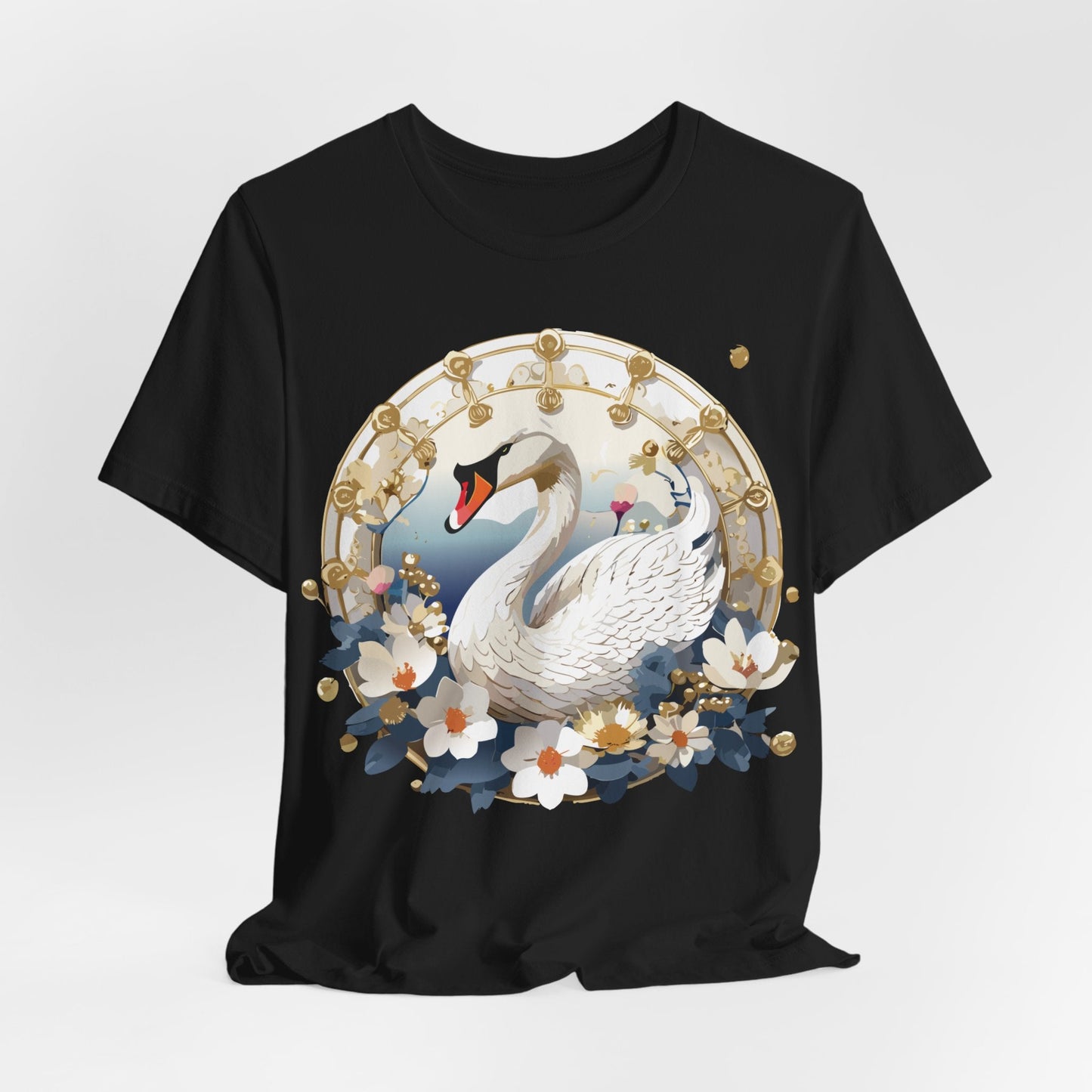 Medallion Graphic Unisex 100 Cotton Vintage Animal Medal Artwork Tee 44