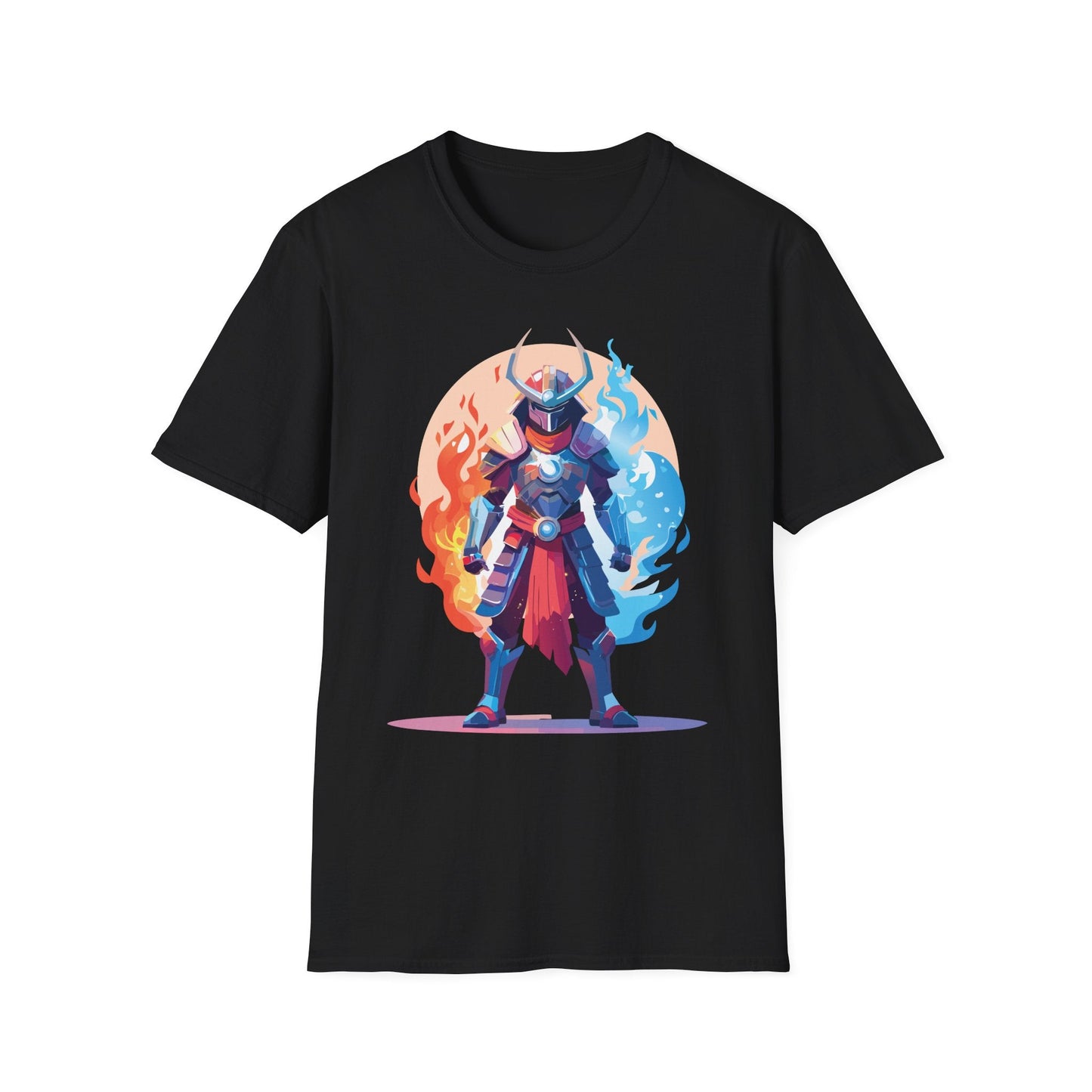 Samurai Shirt Unisex Gildan Softstyle 64000 Tee 100 Percent Ring Spun Cotton Comfortable