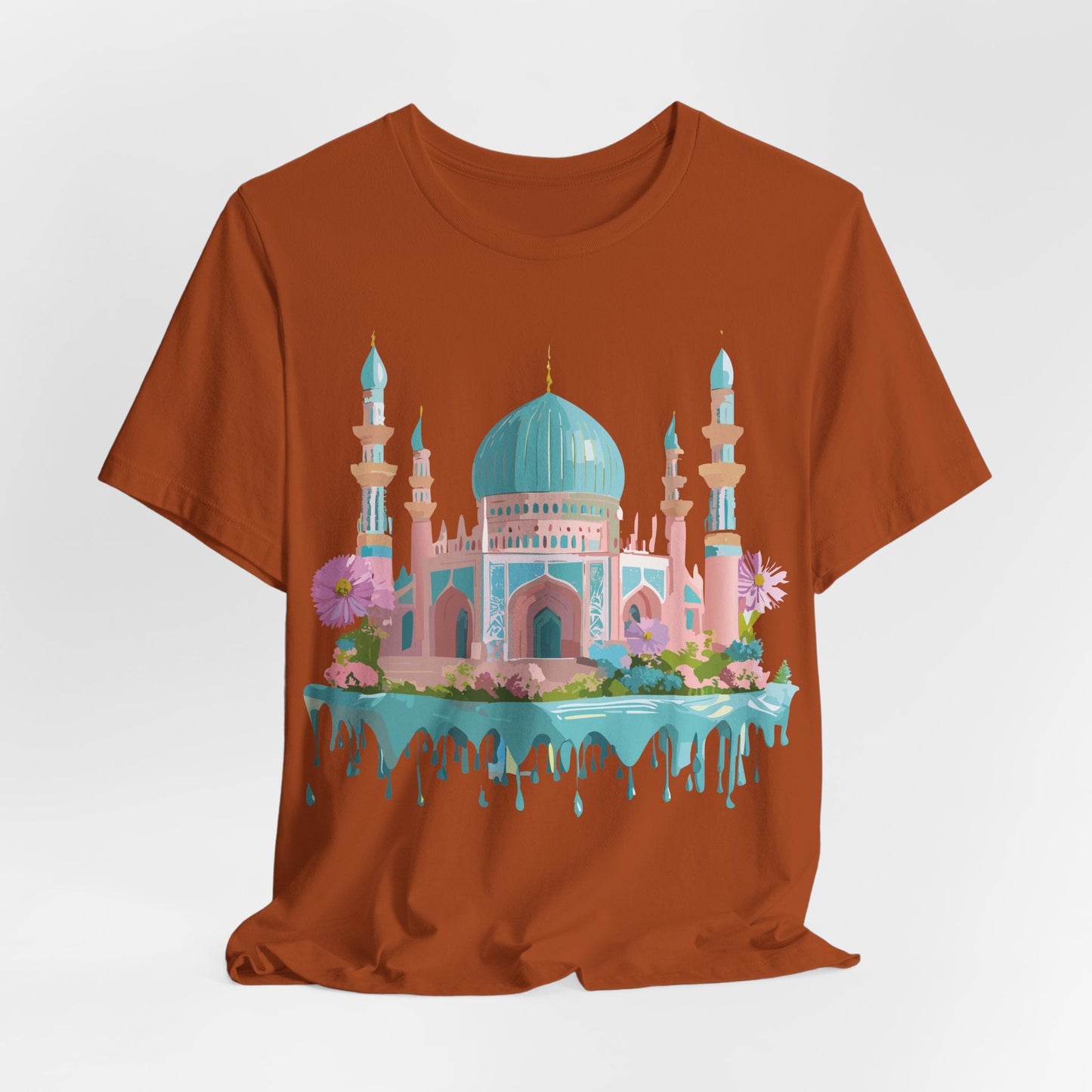 Tourist Shirt With Tashkent Graphic Tee By Adelpha Unisex Short Sleeve Vintage Artwork