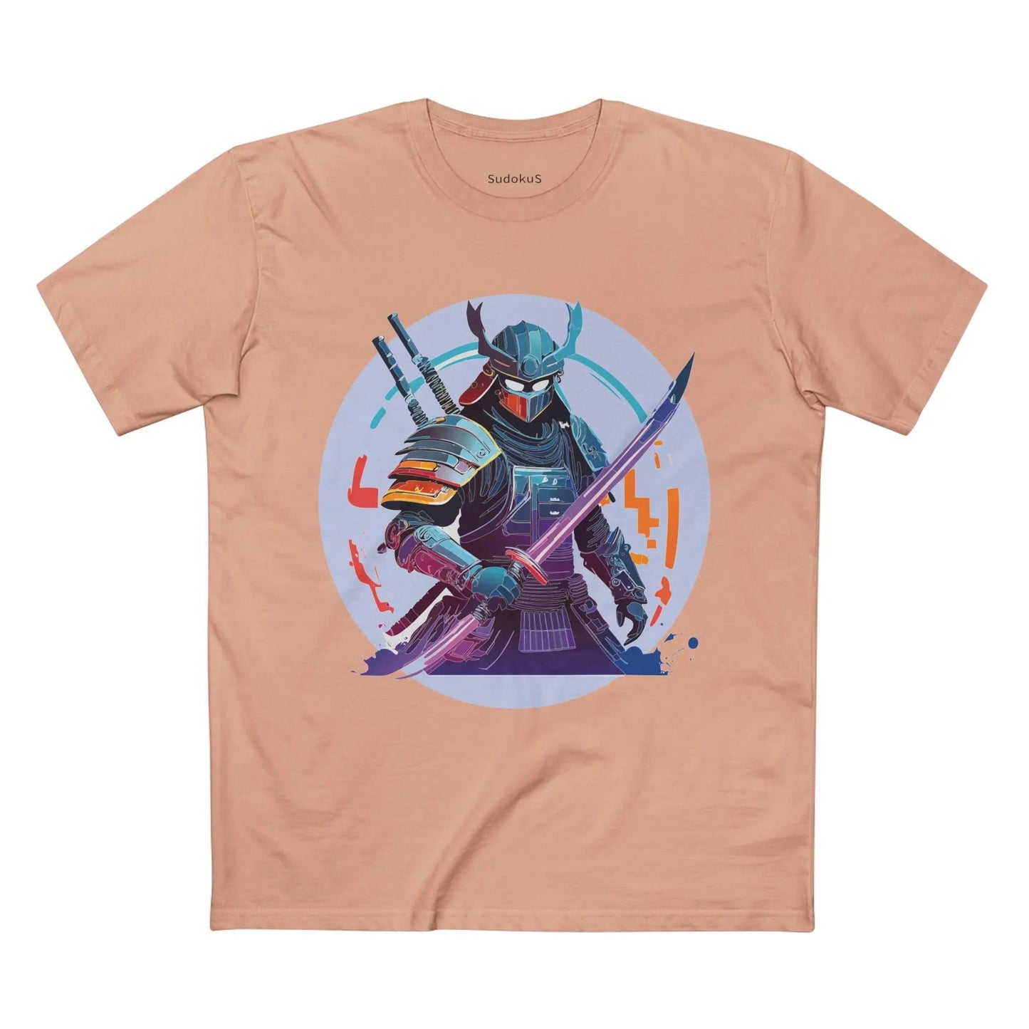 Samurai Graphic Unisex 100 Cotton Staple Tee 5