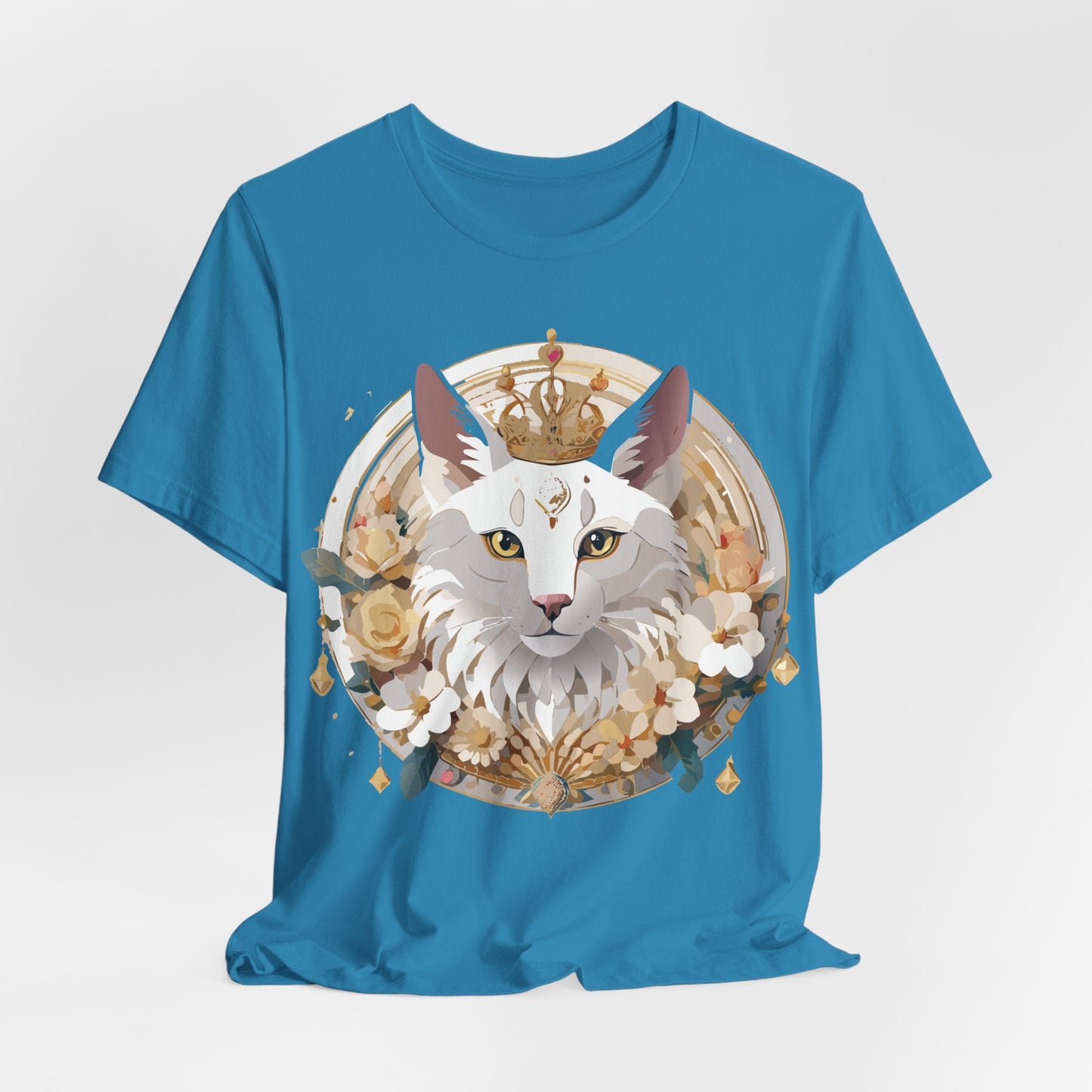 Medallion Graphic Unisex 100 Cotton Vintage Animal Medal Artwork Tee 38