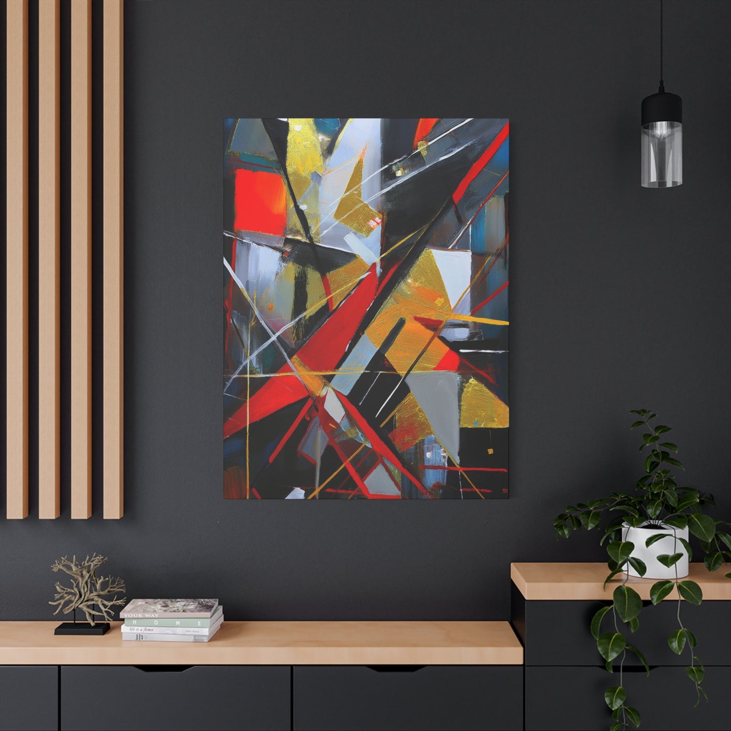 Abstract Oil Painting Print Canvas 20x24,20x30,24x30 24x32,24x36,30x40 32x48,36x48,40x60 Pine-Wood Inner Frame ABS-194