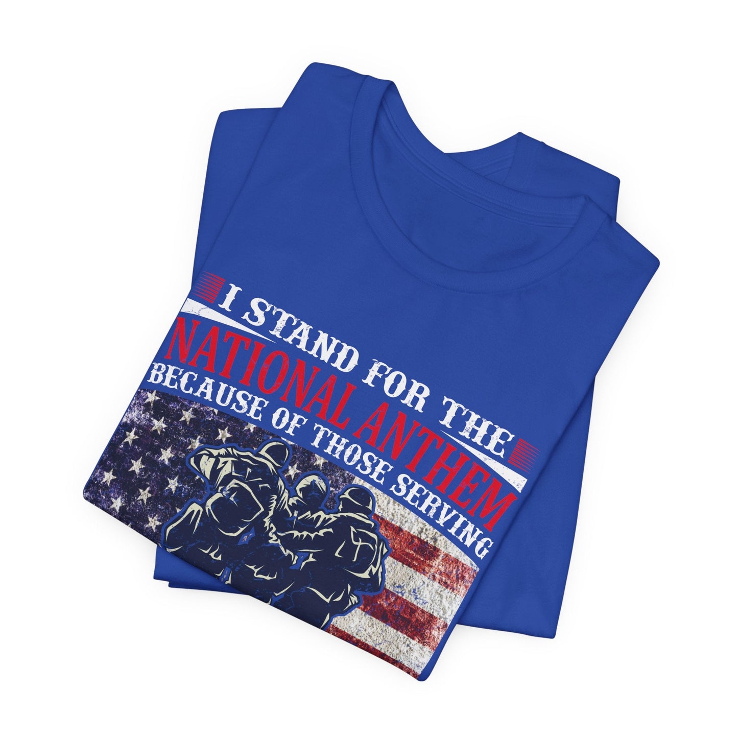 Army Veteran Patriotic Graphic Design Unisex Cotton T-Shirt v36