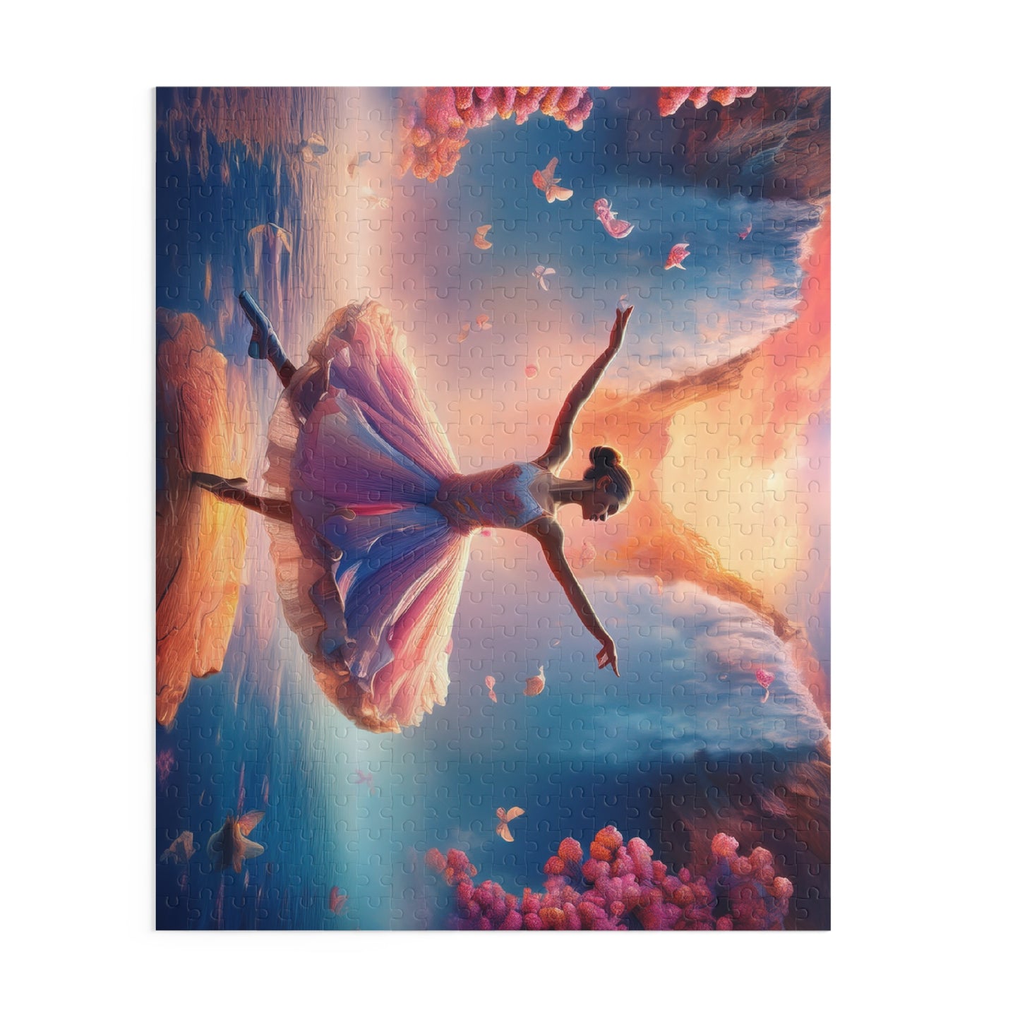 Ballerina Puzzle 500-Chipboard Pieces in Box | Kids Puzzles Size: 16" x 20",  Ages 9+ and Family pn13