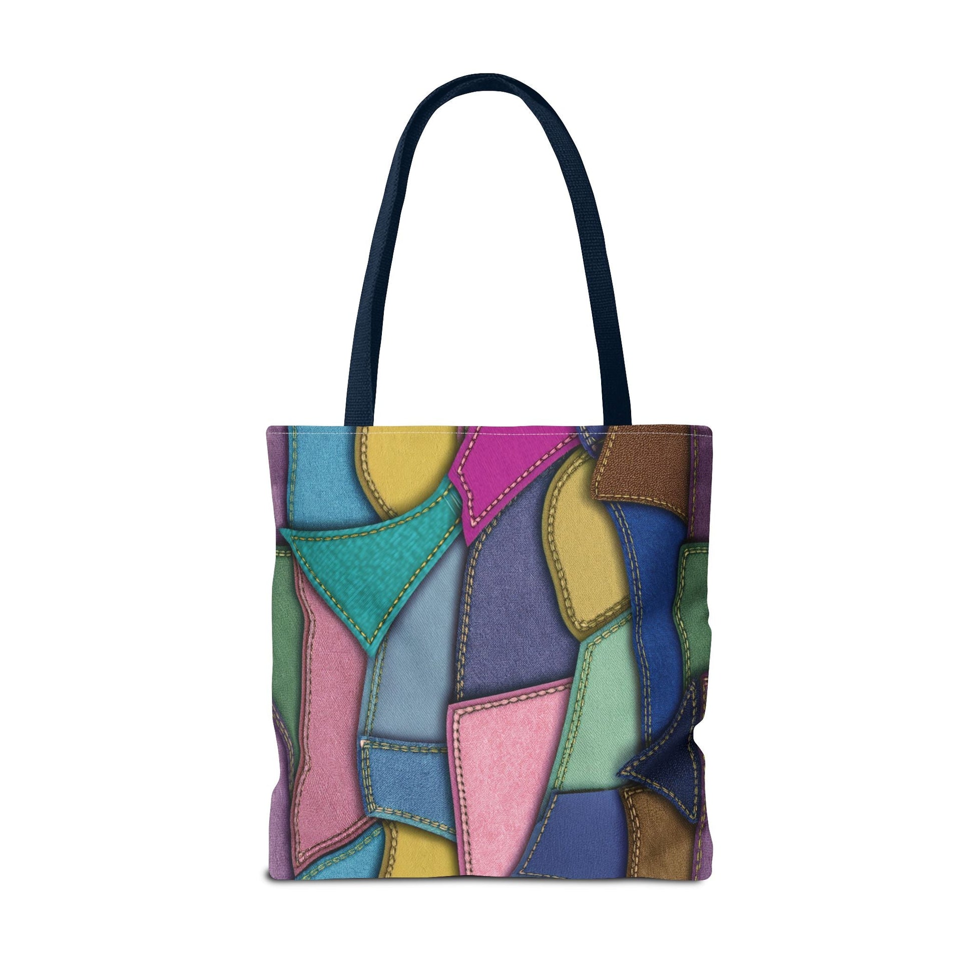 Denim Canvas Bag, Tote Bag Denim Printify