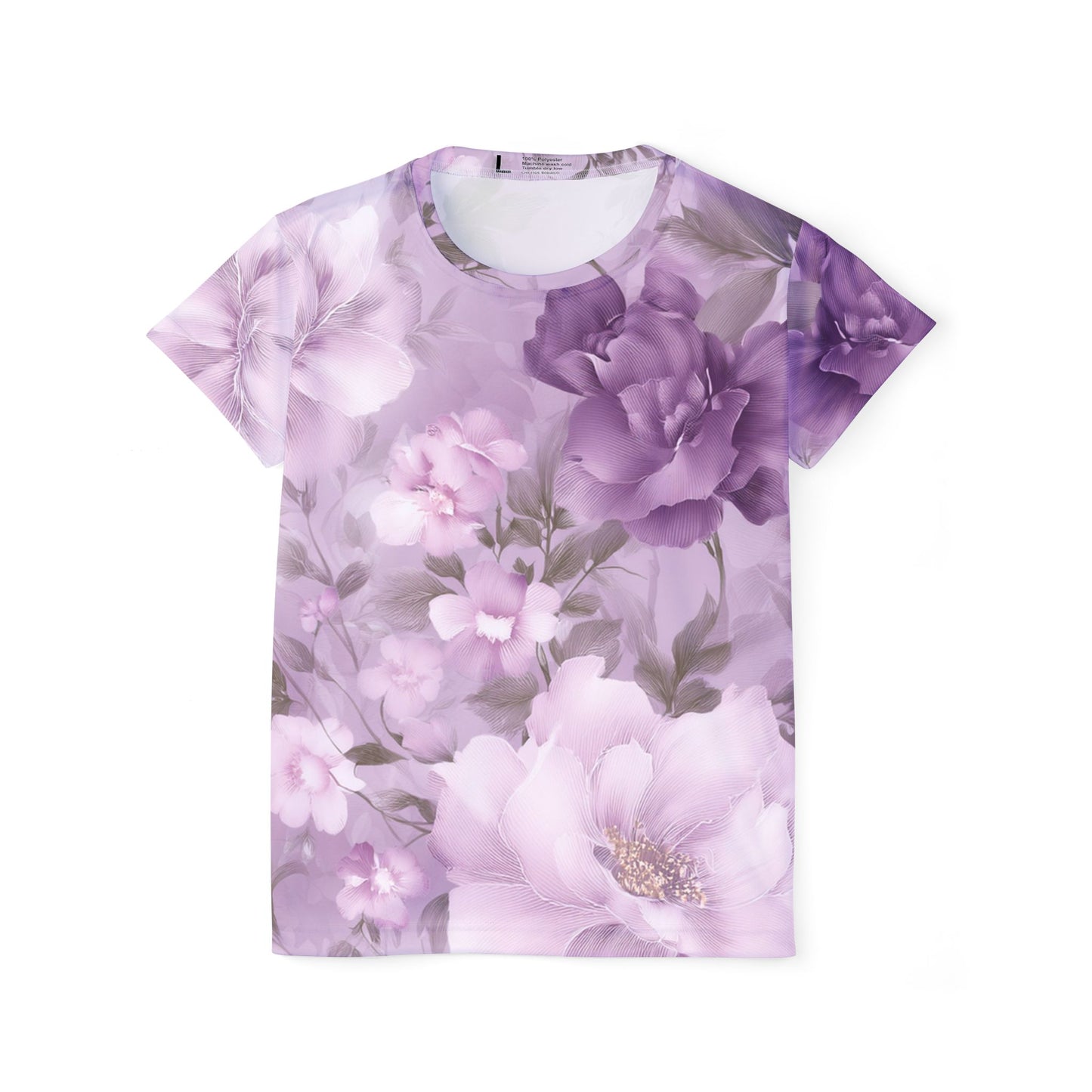 Women Poly Shirt with Floral Print F296
