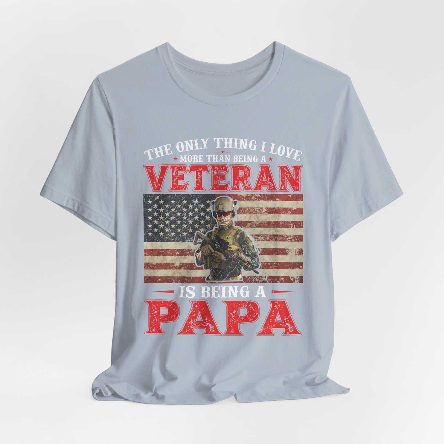 Army Veteran Patriotic Graphic Design Unisex Cotton T-Shirt v30