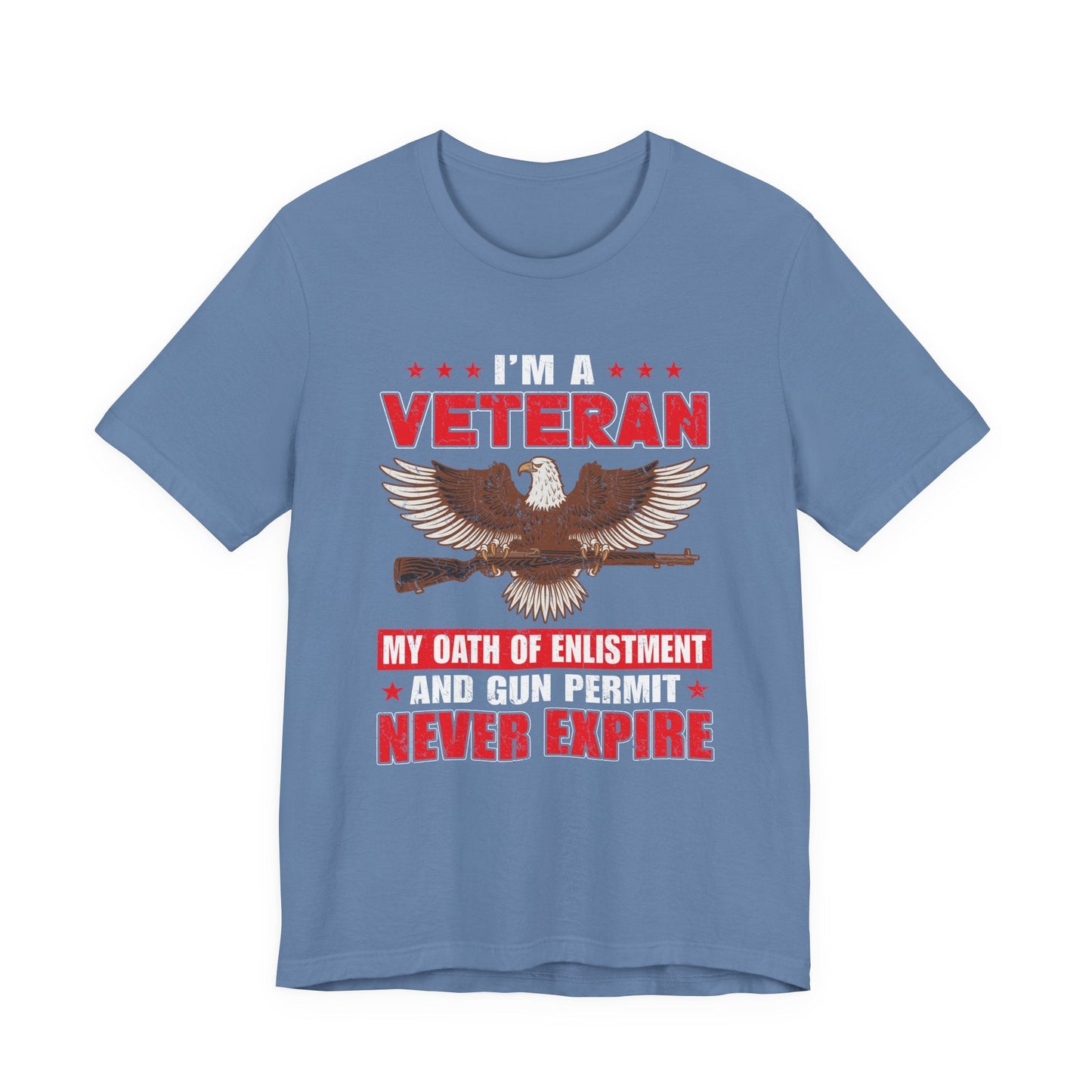 Army Veteran Patriotic Graphic Design Unisex Cotton T-Shirt v35