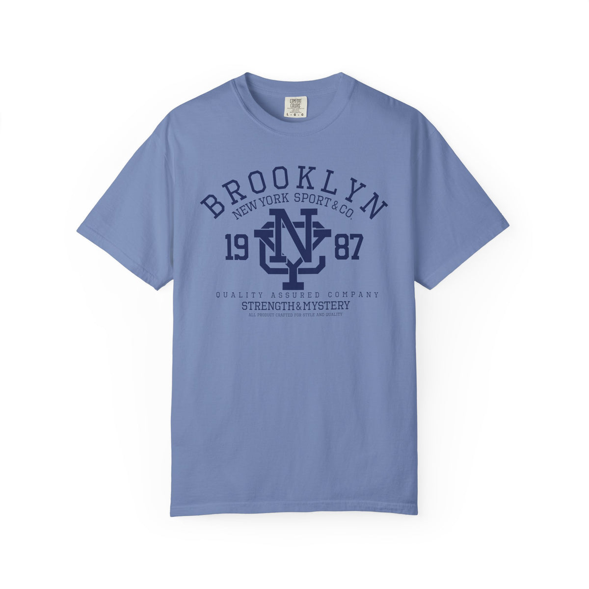 Brooklyn 1987 Athletic Logo Unisex Comfort Colors Garment-Dyed Heavyweight 100 Cotton Art Design T-Shirt w10