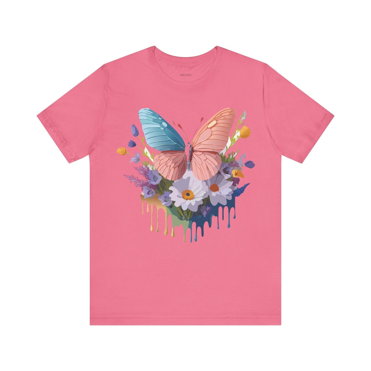 Butterfly Graphic Tee Unisex Art Design Shirt With Vintage Adelpha Artwork