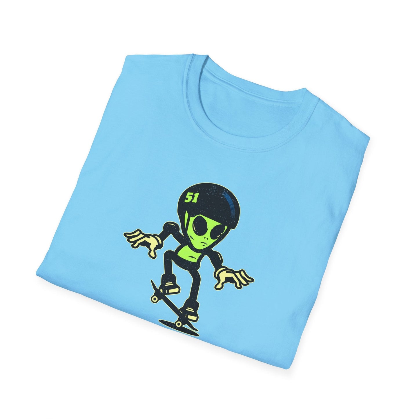 Alien Skateboard Space Invaders Shirt