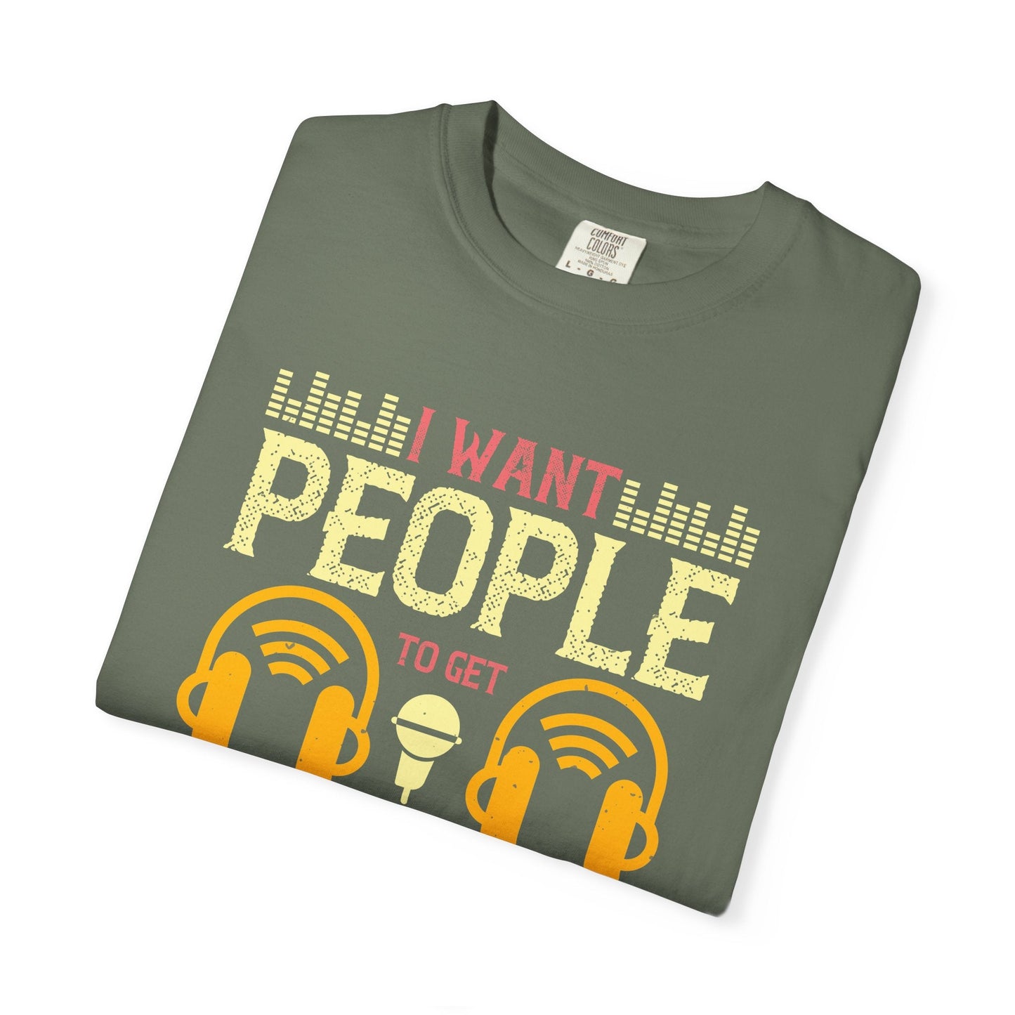 Music Graphic Design Unisex Cotton T-shirt m16