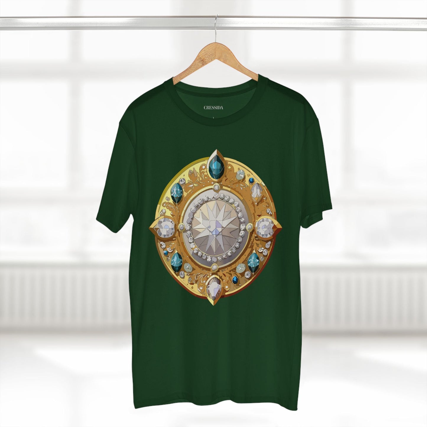 Medallion Graphic T-Shirt Unisex 100 Cotton With Gold Art Design Medal Tee 11