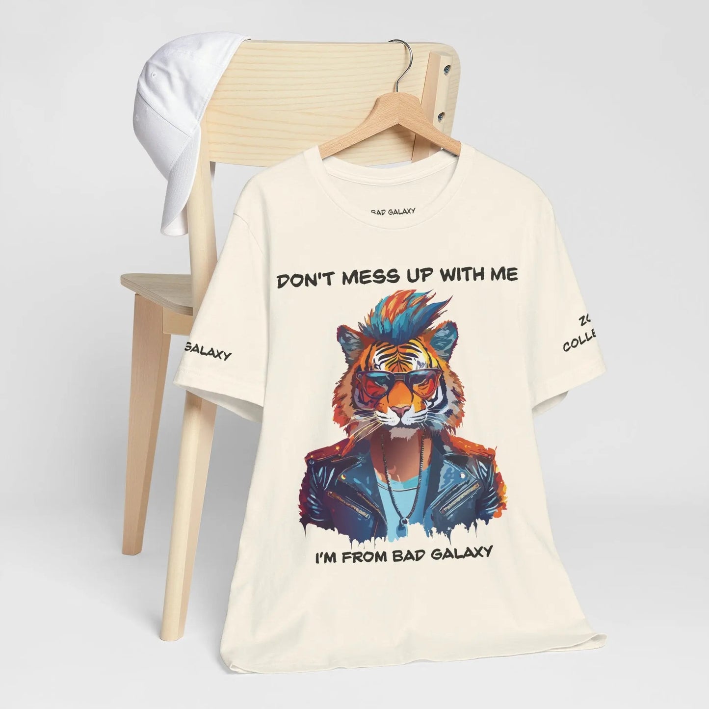 Animal T Shirt Bad Galaxy Made To Order Cotton Tee With Eco Friendly Inks Free Shipping USA