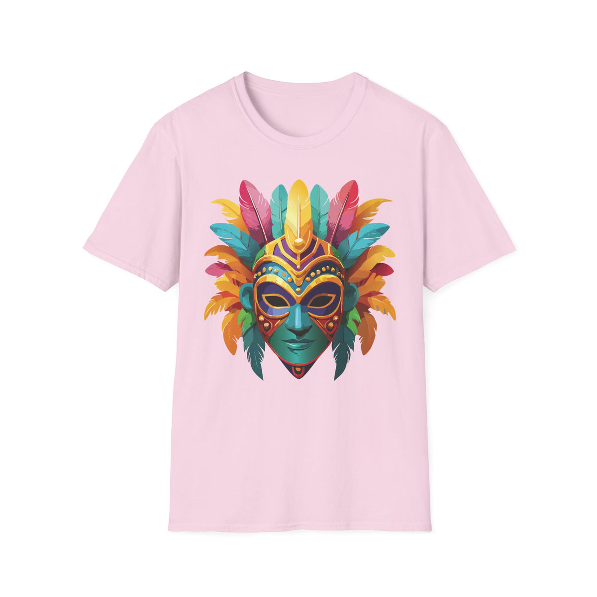 Mask Masquerade Carnival Graphic Tee Gildan Unisex 100 Cotton Tee Shirt m39