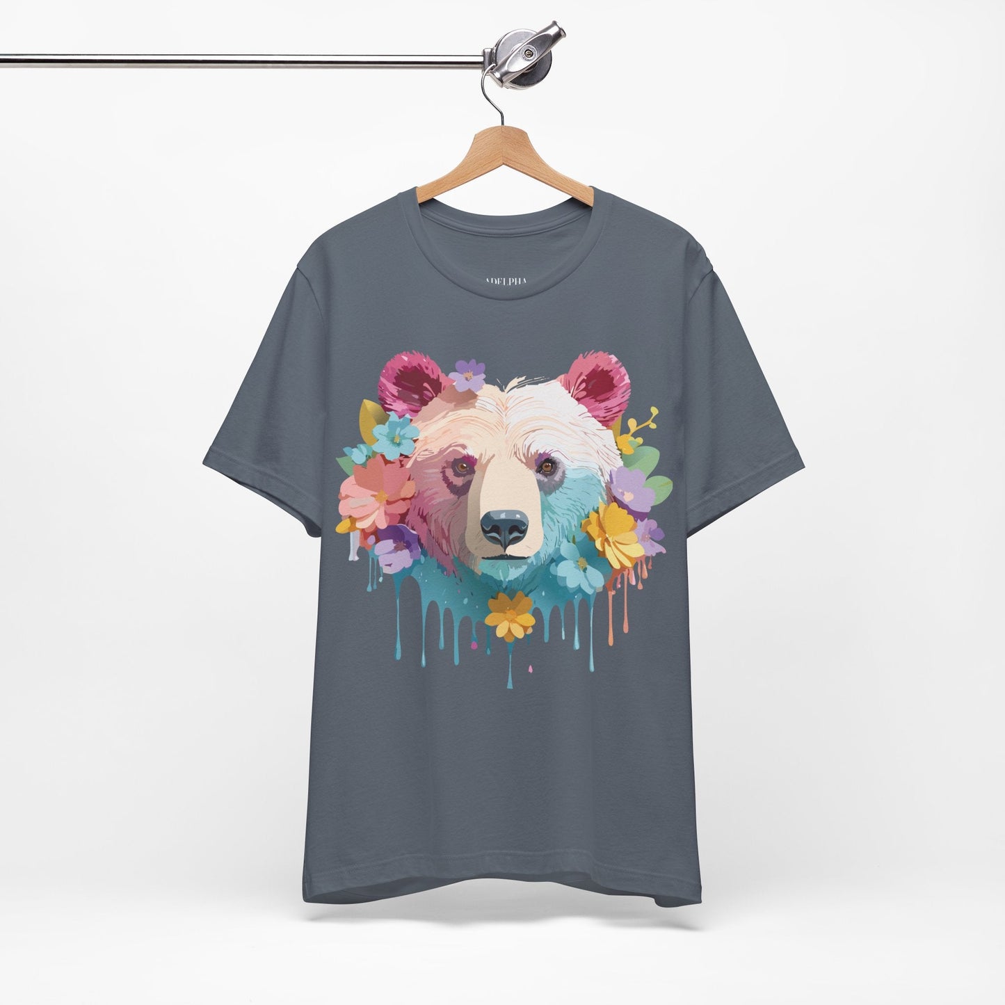 Bear Graphic T Shirt Unisex Adelpha Vintage Inspired Artwork Tee