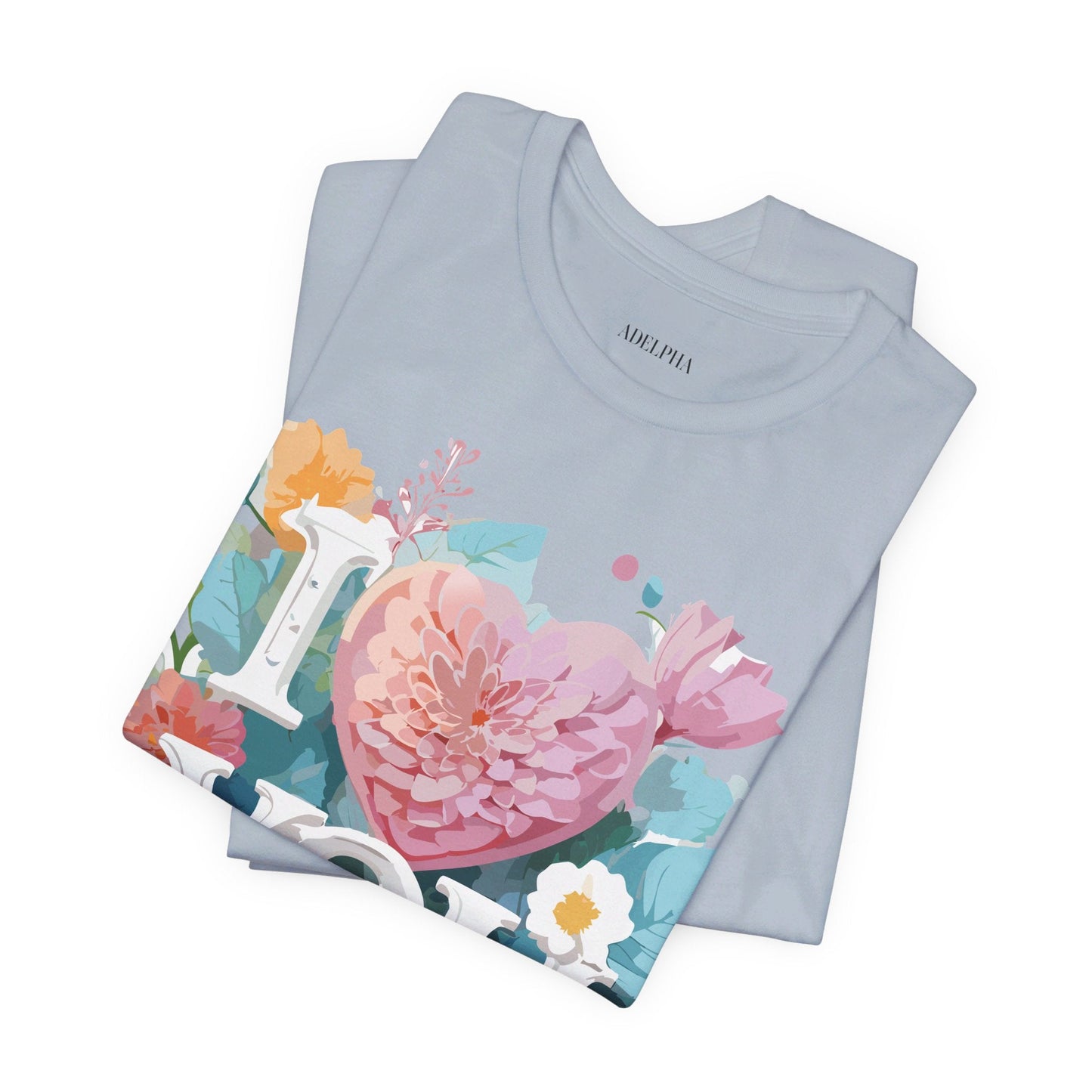Valentine Graphic T Shirt Unisex Jersey Short Sleeve Tee With Adelpha Artwork Design